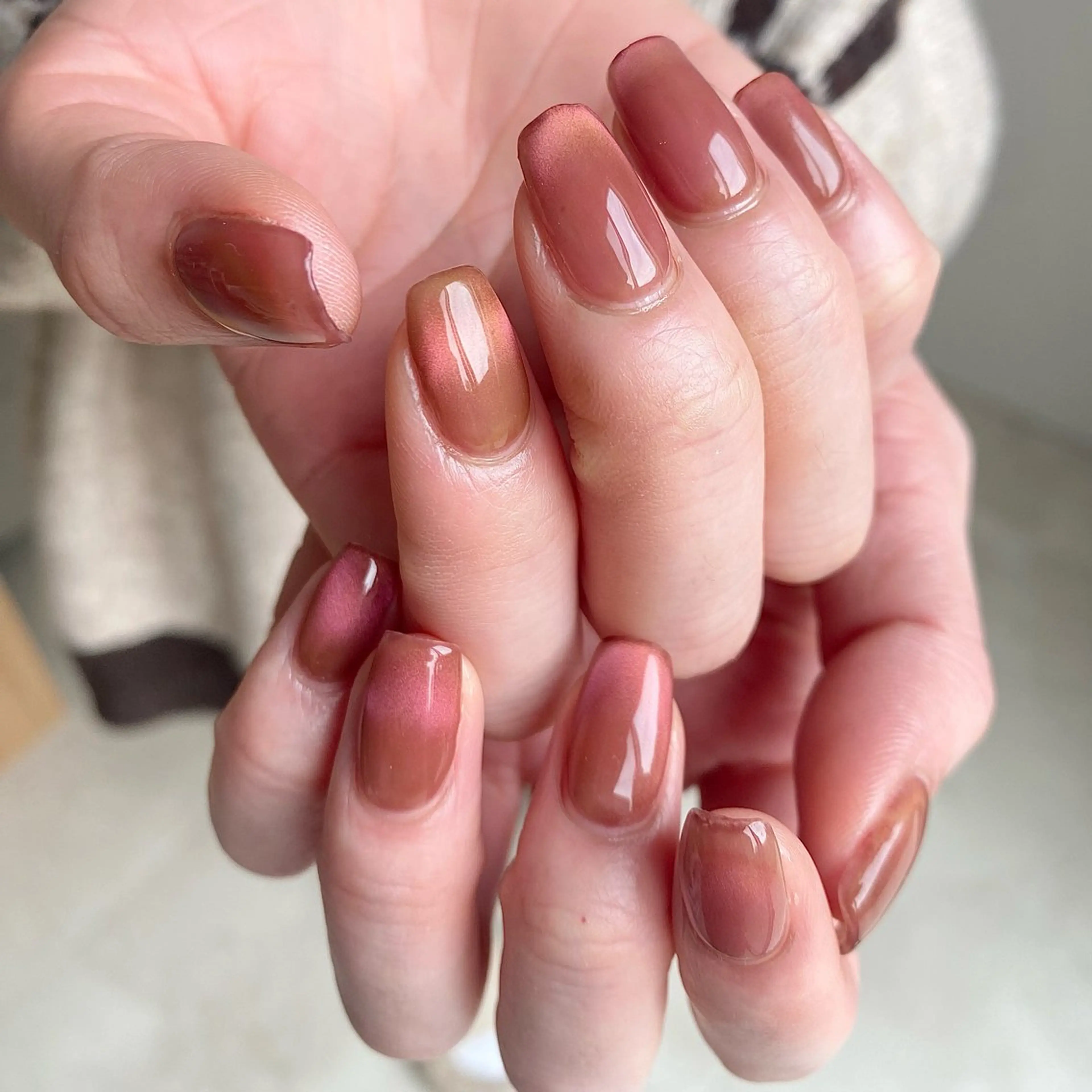 ネイル 氷ネイル・うるうるネイル nook megumiのネイルデザイン