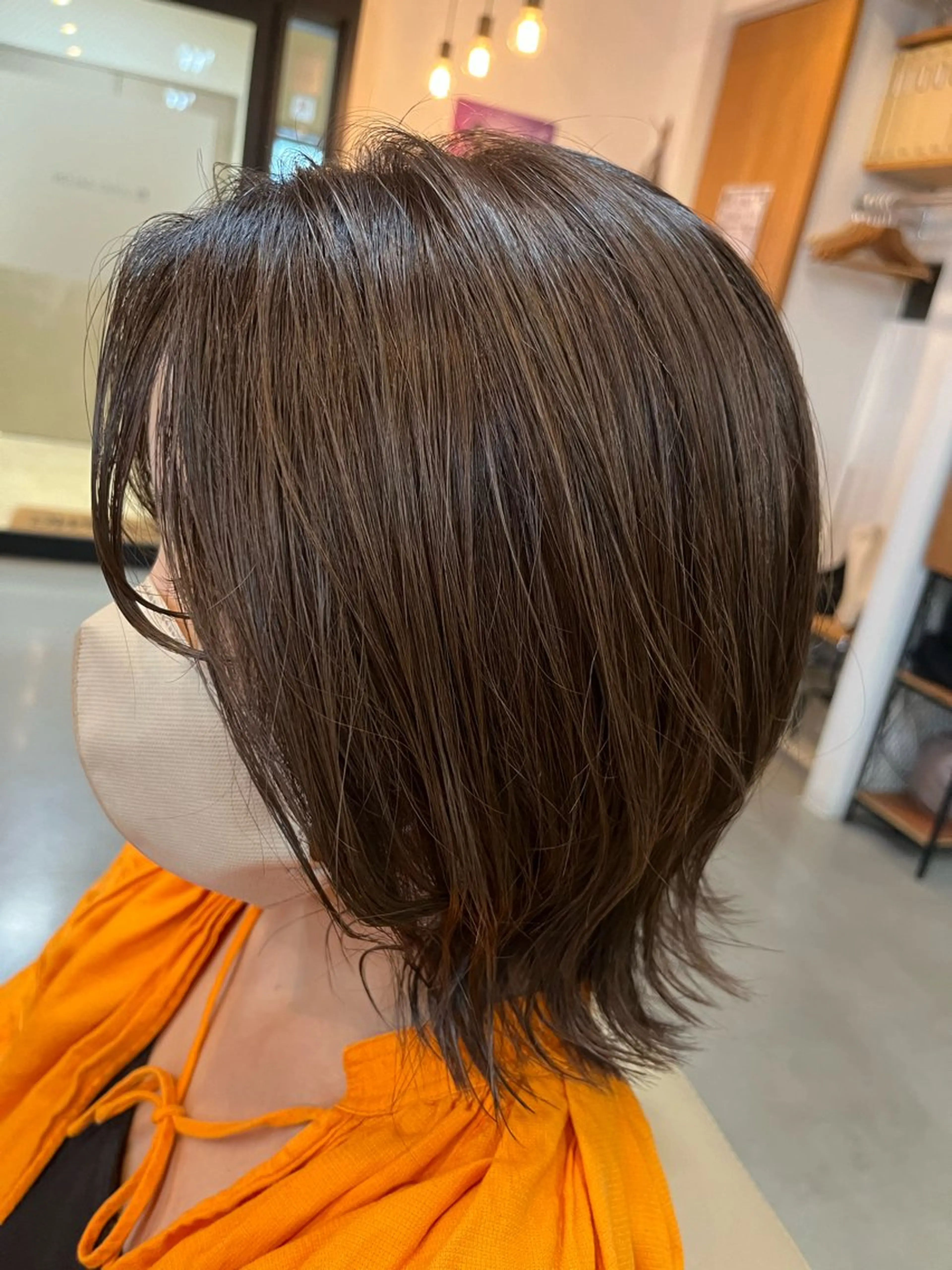 ショート シースルーバング ショートヘア カット ヘアカラー JUNO所属・阪神西宮★JUNO 川﨑温子のヘアスタイル