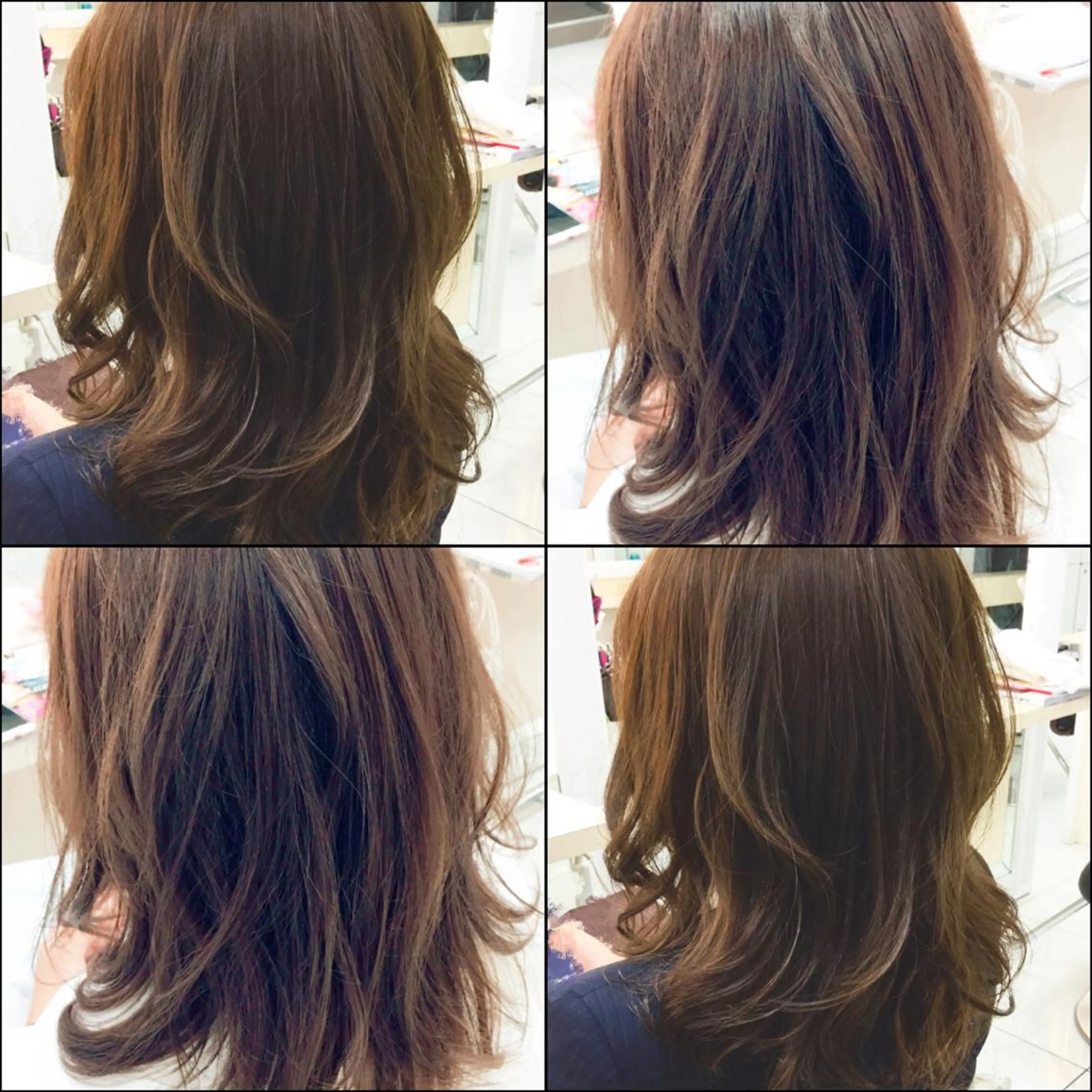 セミロング カラー Ash 山田 勇太のヘアスタイル