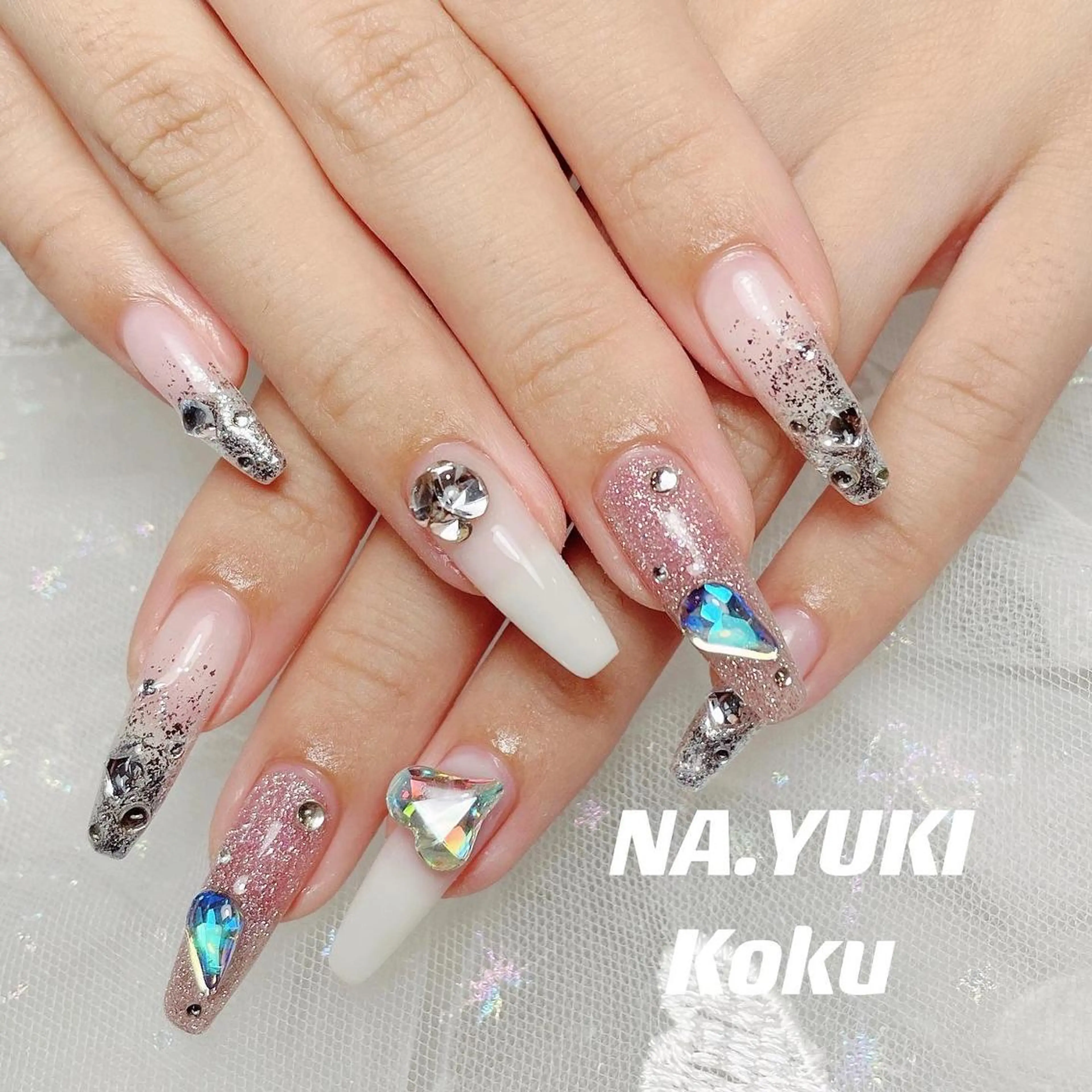 ネイル ハート ハンドネイル ハンドケア YUKI 💗 渋谷店のネイルデザイン