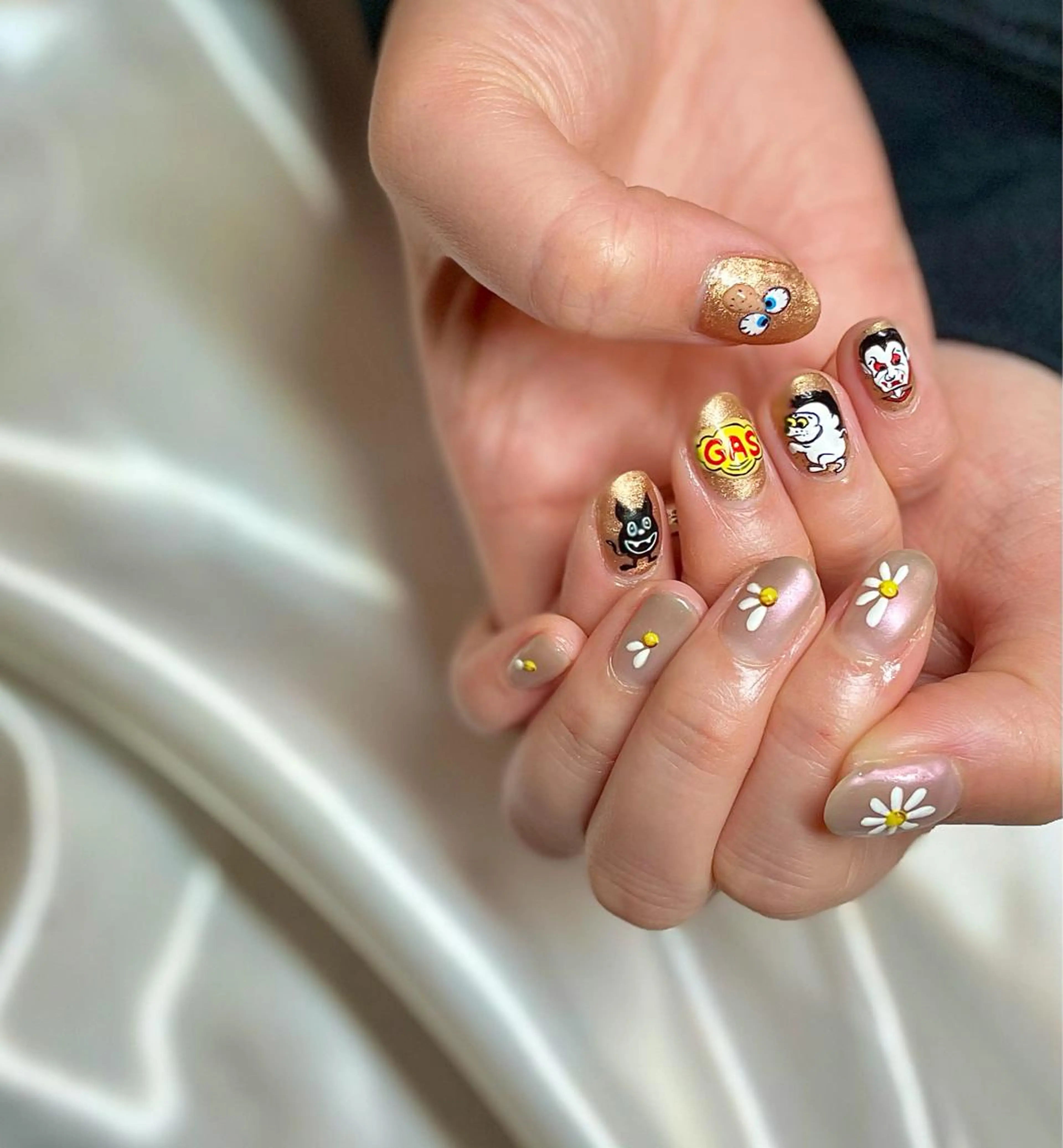 ミディアム カラー パーマ ヘアアレンジ メンズ キッズ ネイル マツエク・マツパ nail&eye Aoのマツエク・マツパデザイン