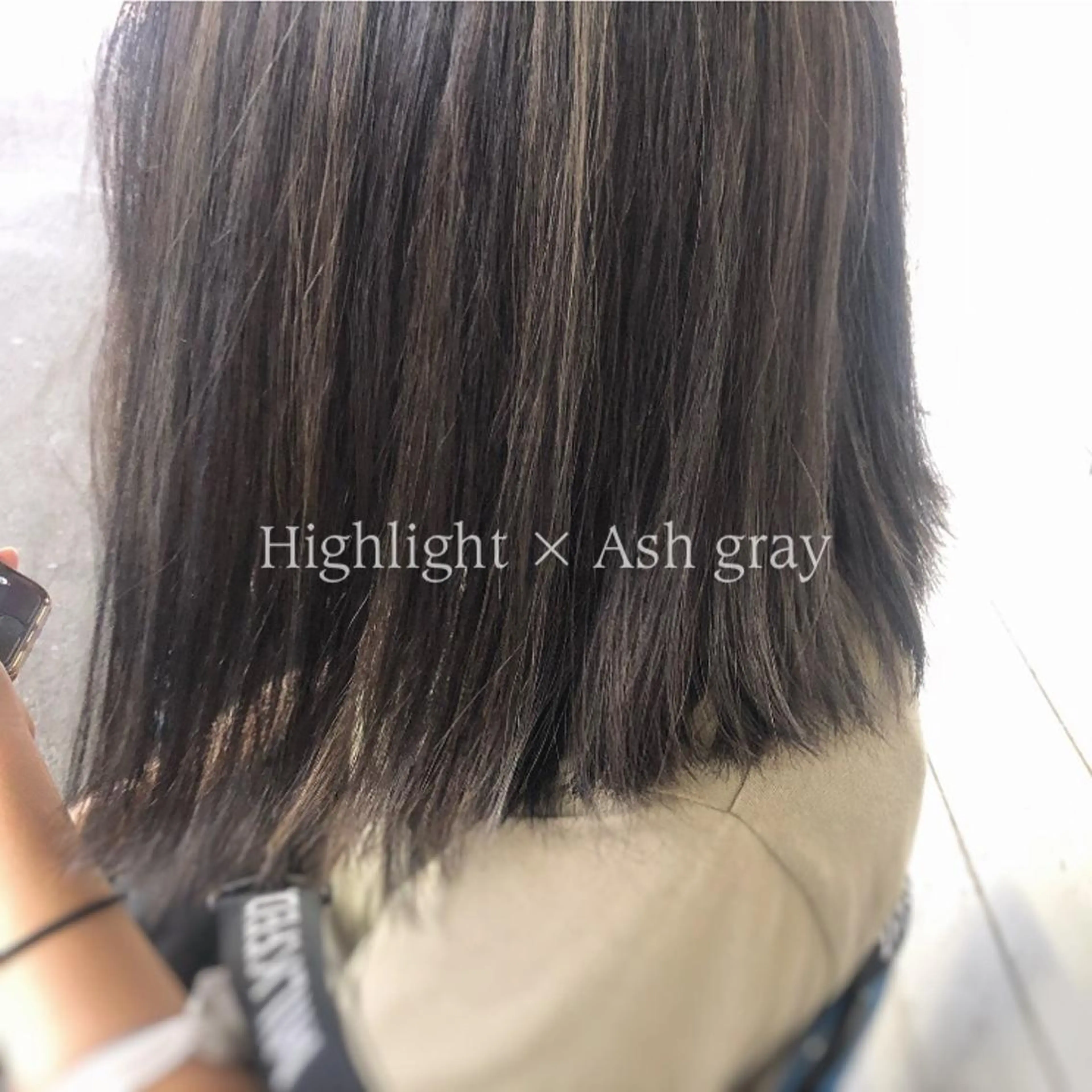 ミディアム カラー MOLLA 浅香山店所属・谷口ゆめ/縮毛矯正/ 大人女子/眉ワックスのヘアスタイル