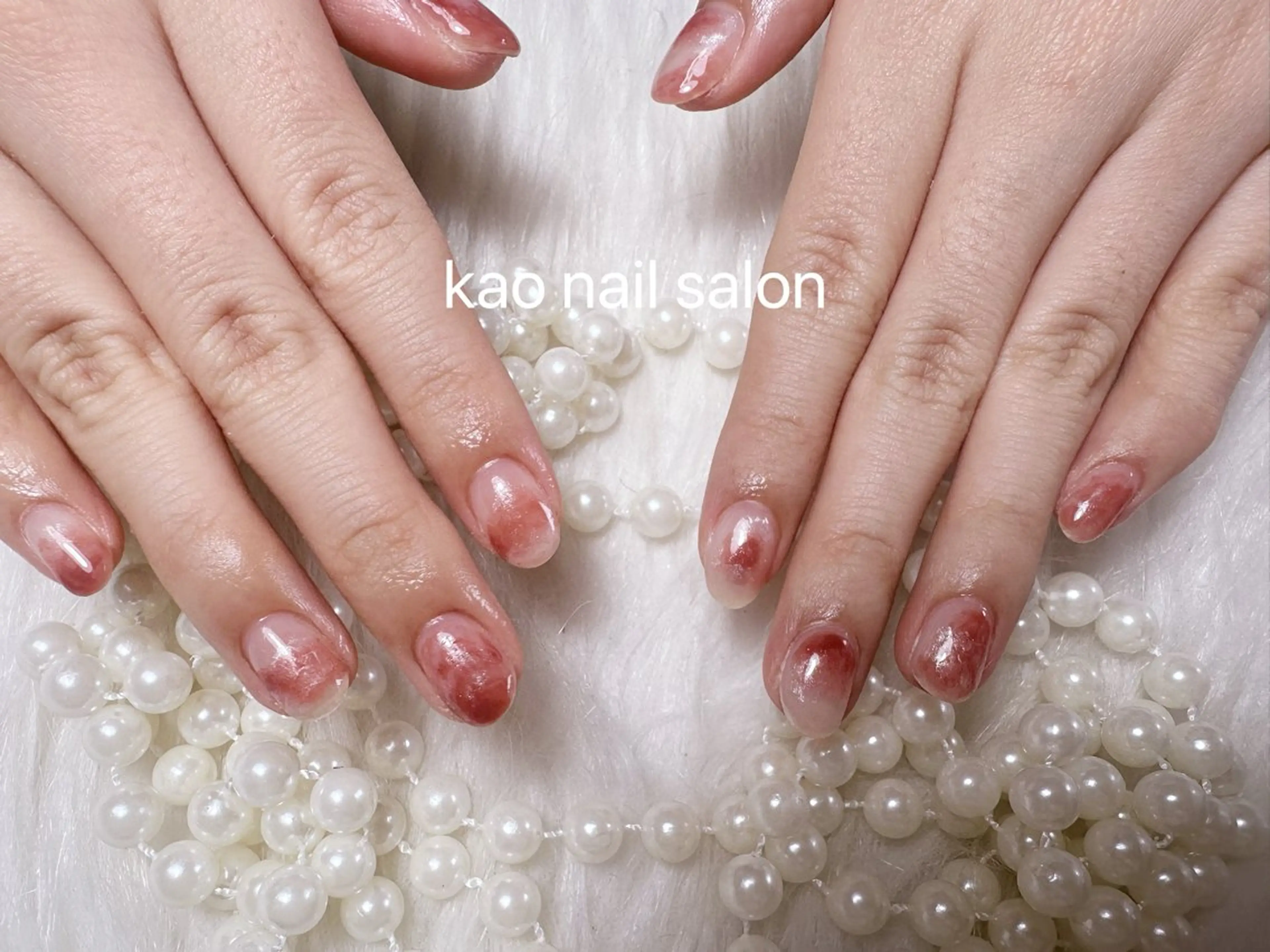 ネイル ハンドネイル kao nail マグネット/長さだしのネイルデザイン
