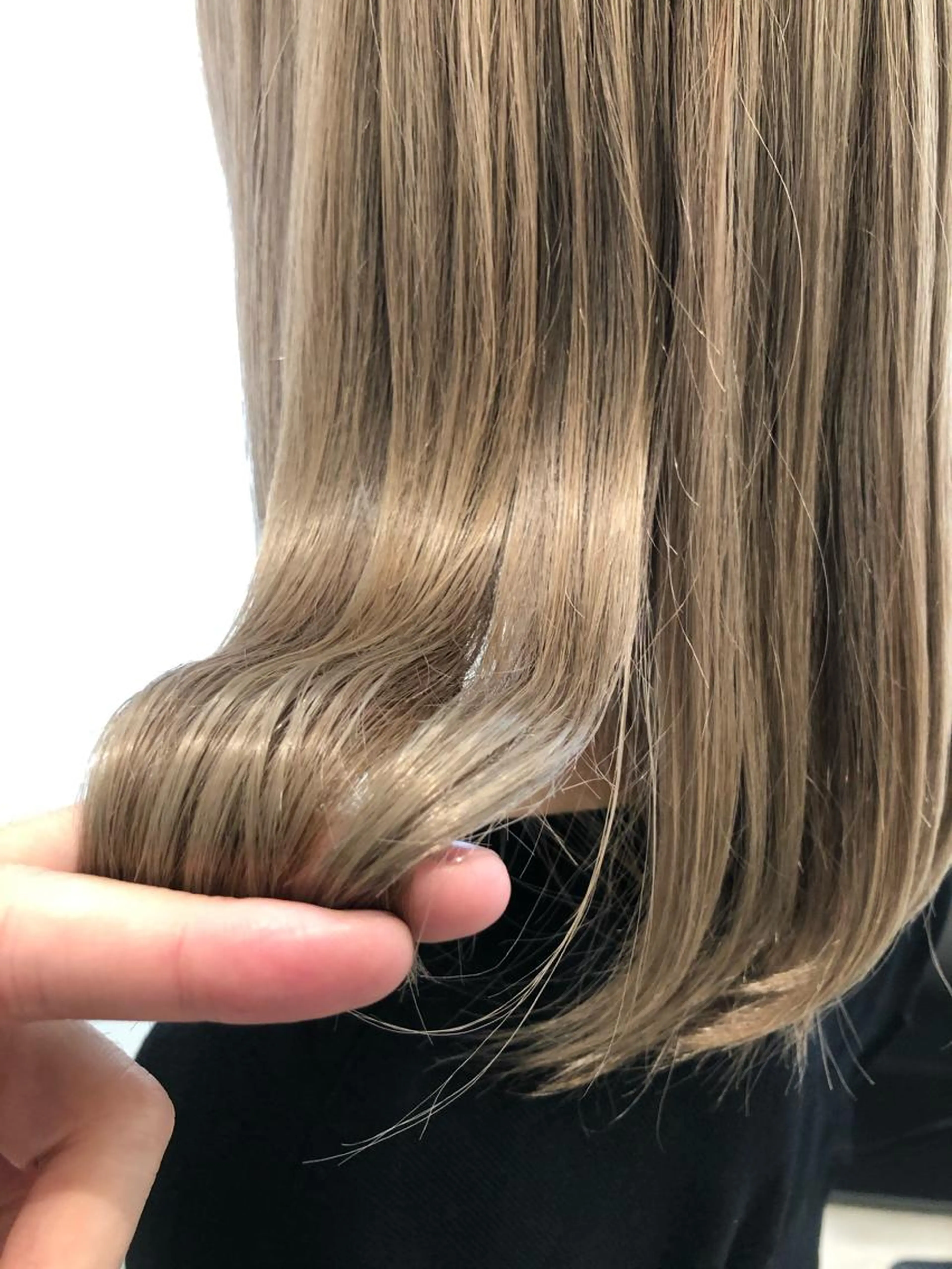 🌿似合わせ小顔前髪カット🌿+透明感カラー+高保湿トリートメントの写真