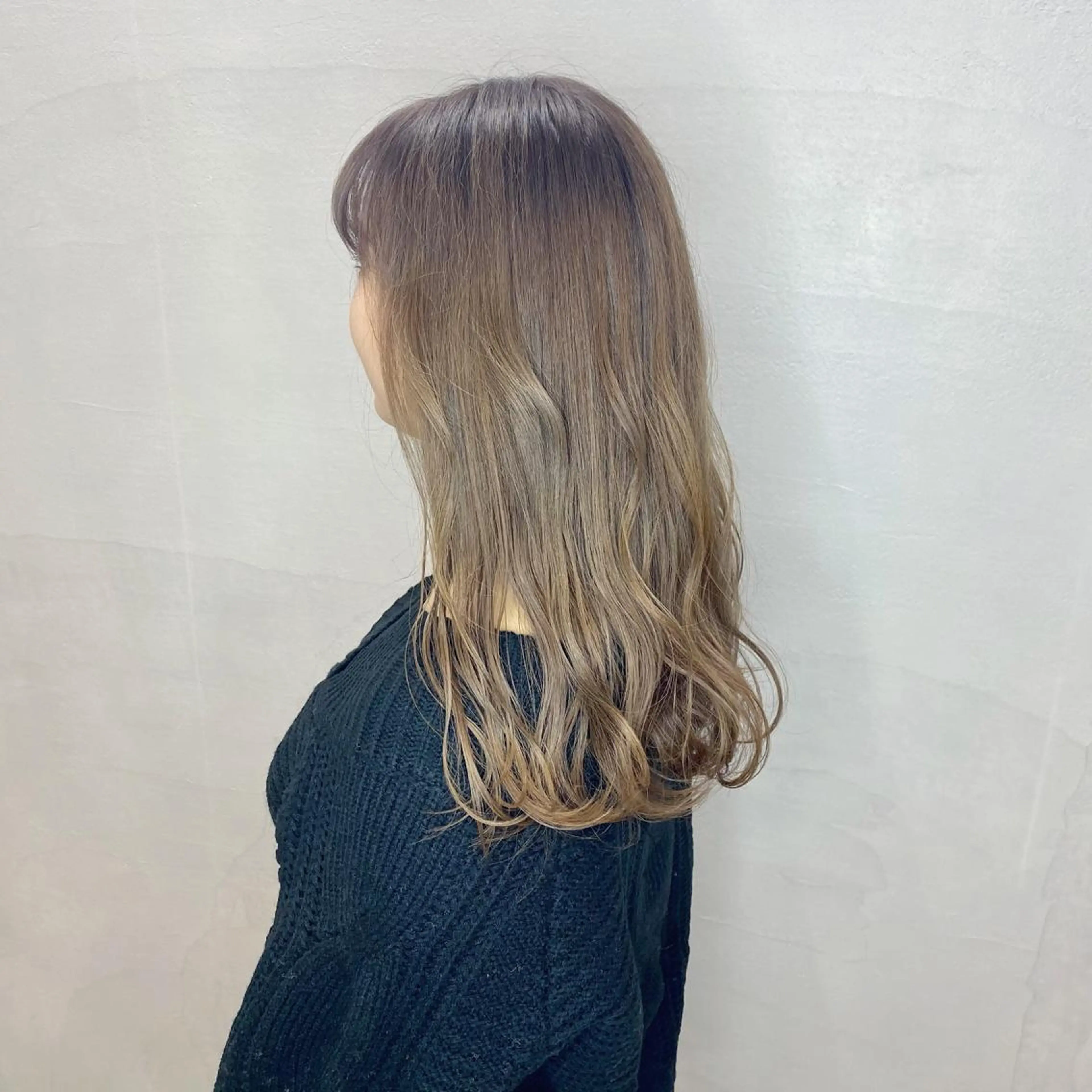 セミロング カラー ヘアアレンジ Stir Maison 大宮所属・ryuma/ボブ /透明感カラーのヘアスタイル