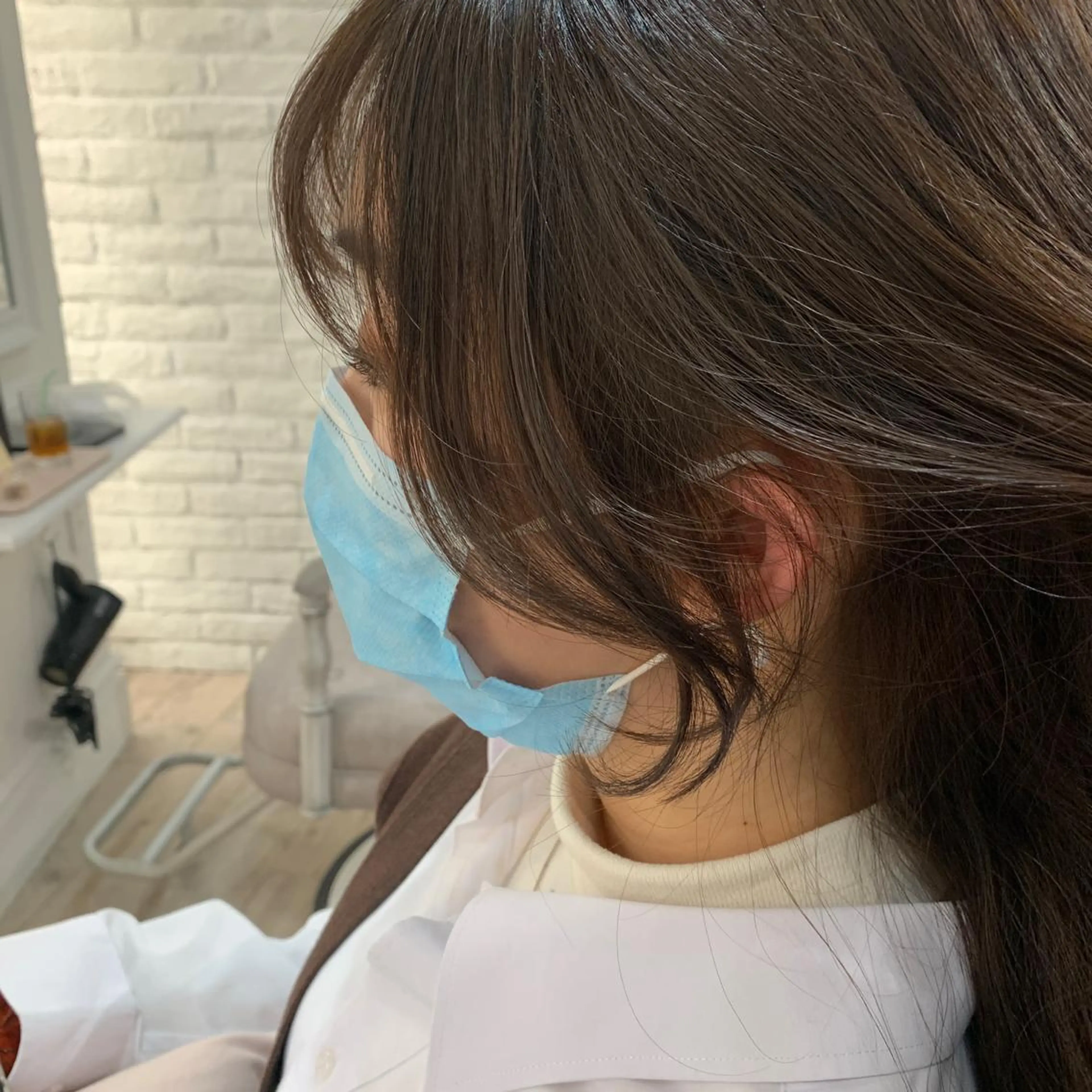 ロング カラー 韓国風ヘア おくれ毛 カット ヘアカラー HARUKA韓国ヘア /Luana梅田のヘアスタイル