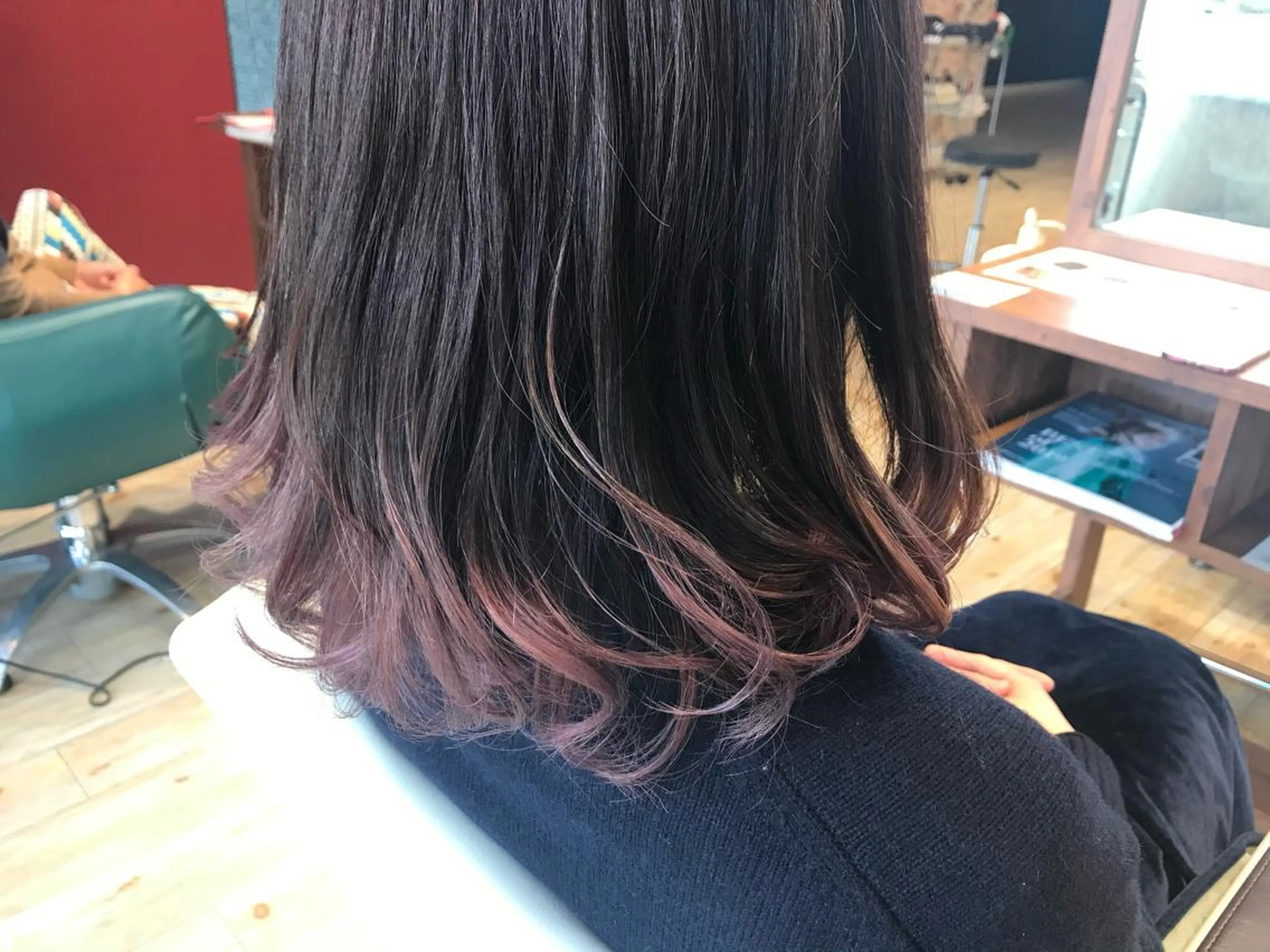 カラー グラデーションカラー ヘアカラー 湯浅  隆のヘアスタイル