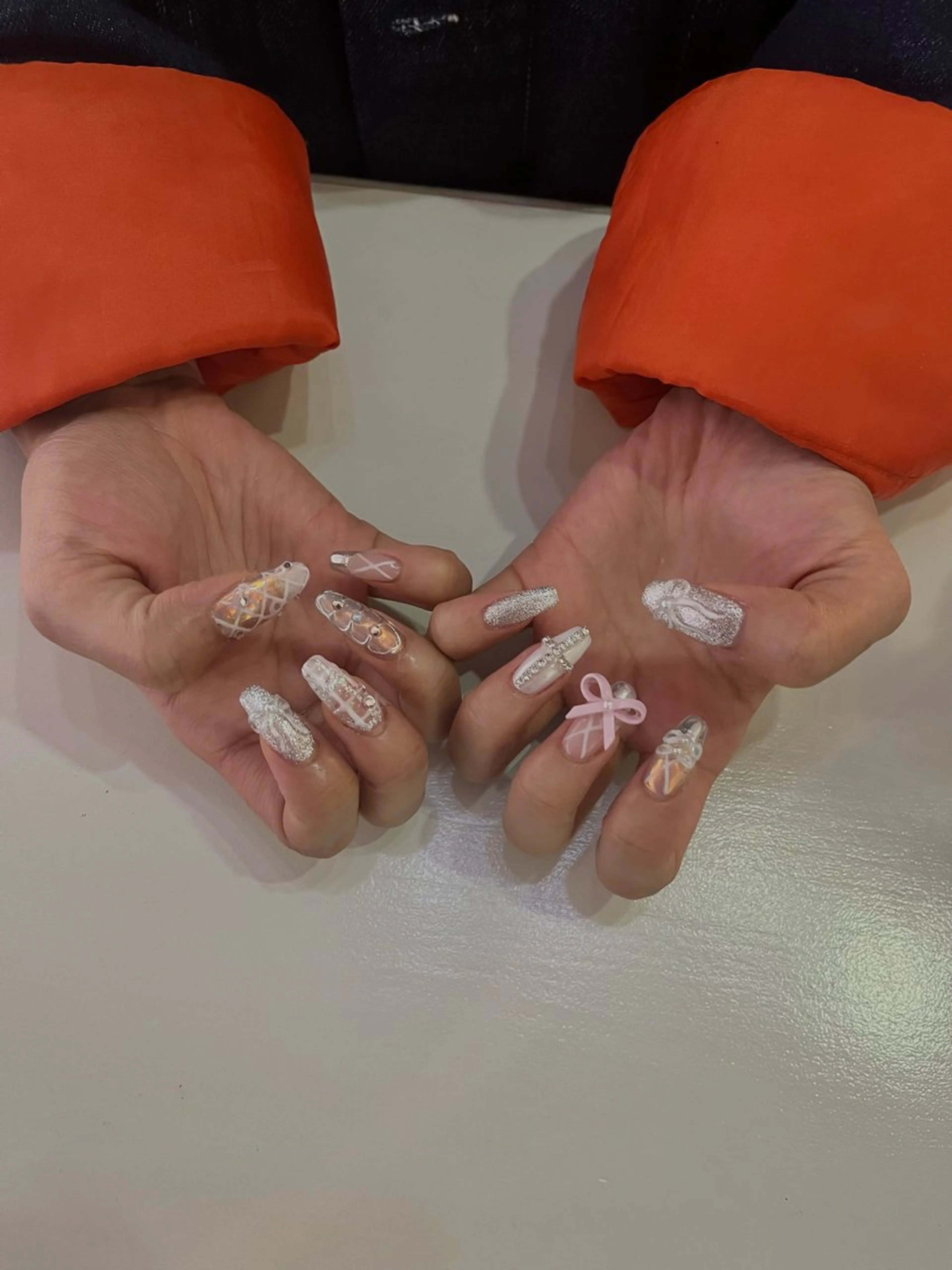 ネイル ハンドネイル D.d Haruka /y2k/持ち込みのネイルデザイン