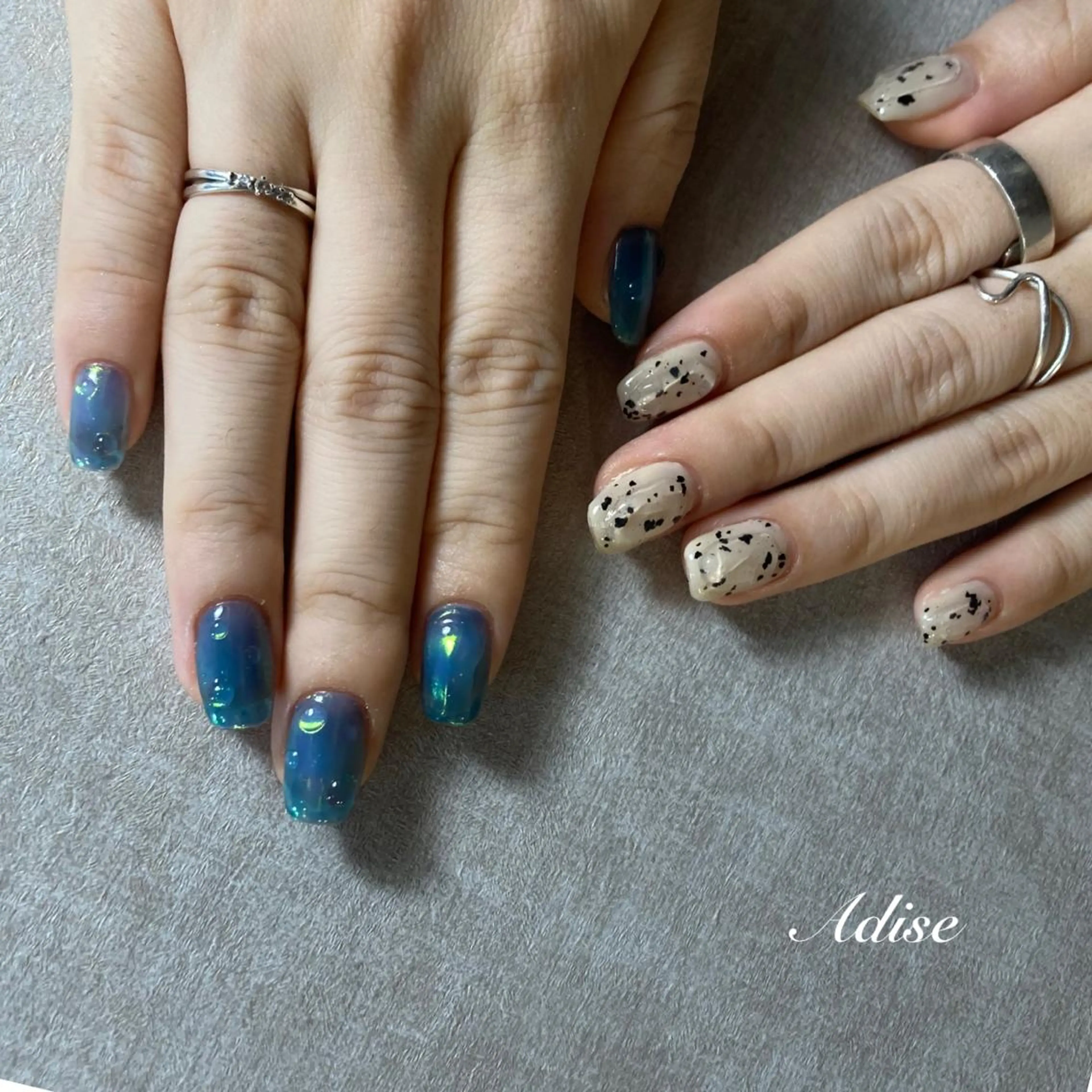 ネイル フレンチネイル グラデーション ニュアンスネイル オフィスネイル 第一印象専門サロン ADISEのエステ・リラクイメージ