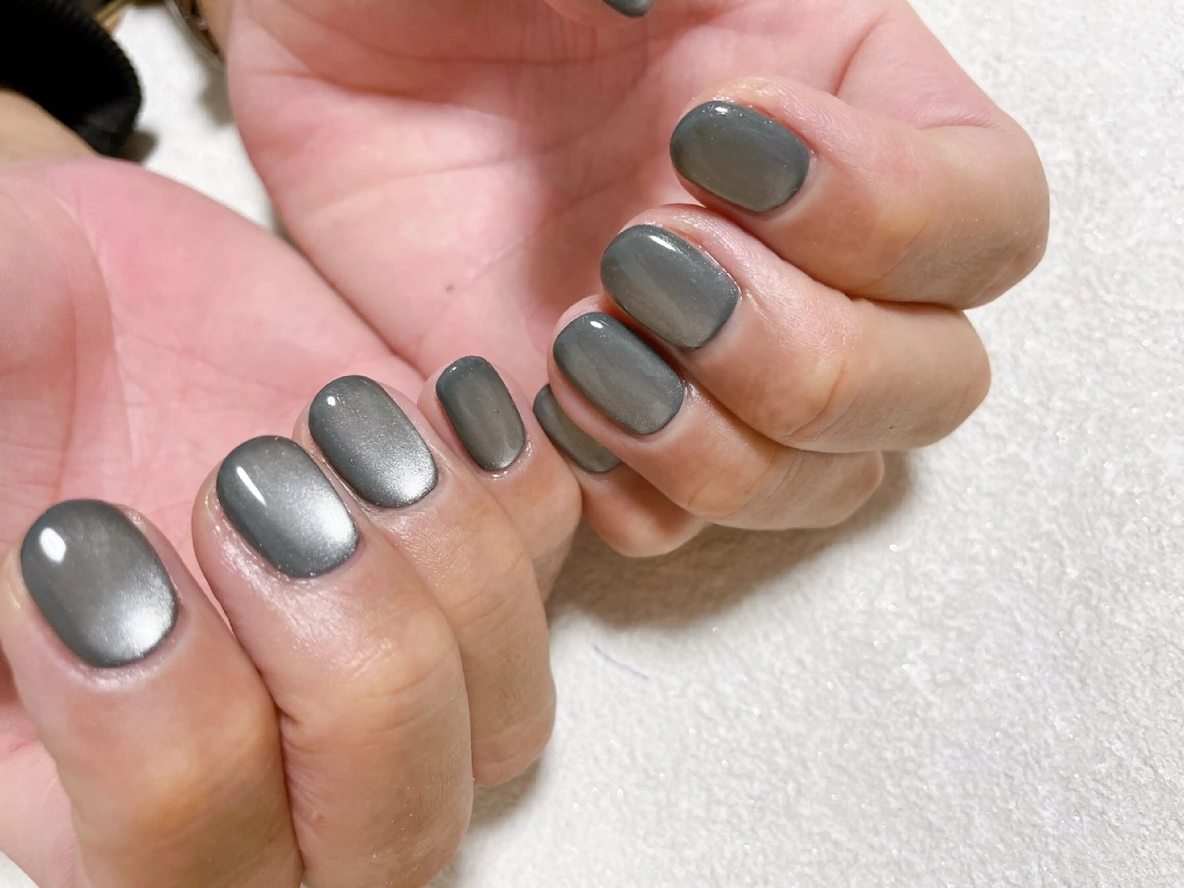 ネイル オーロラネイル フットネイル フレンチネイル ジェルネイル 韓国ネイル ハンドネイル Mogu nail 二子玉川のネイルデザイン