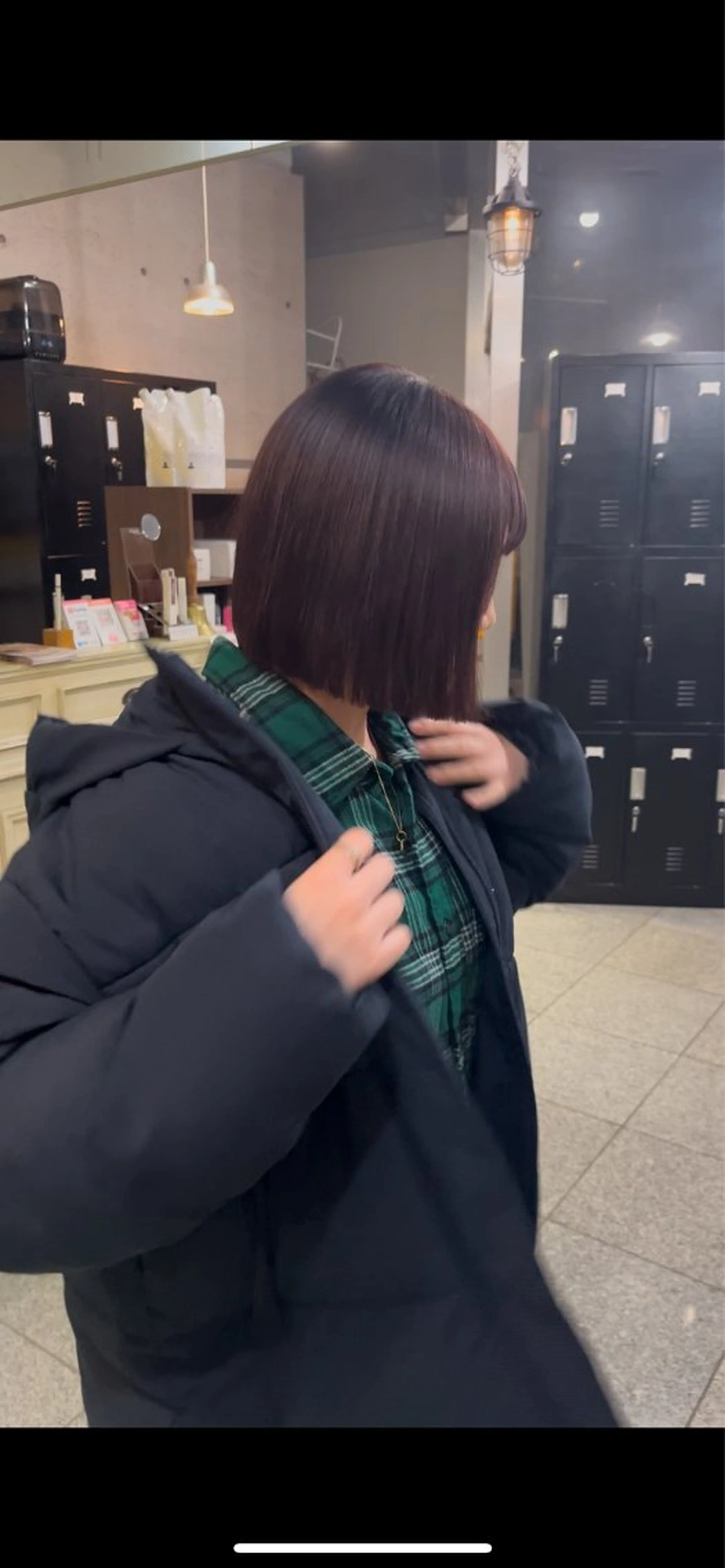 ショート 外ハネヘア ARUE所属・SATO KUREA ✨のヘアスタイル