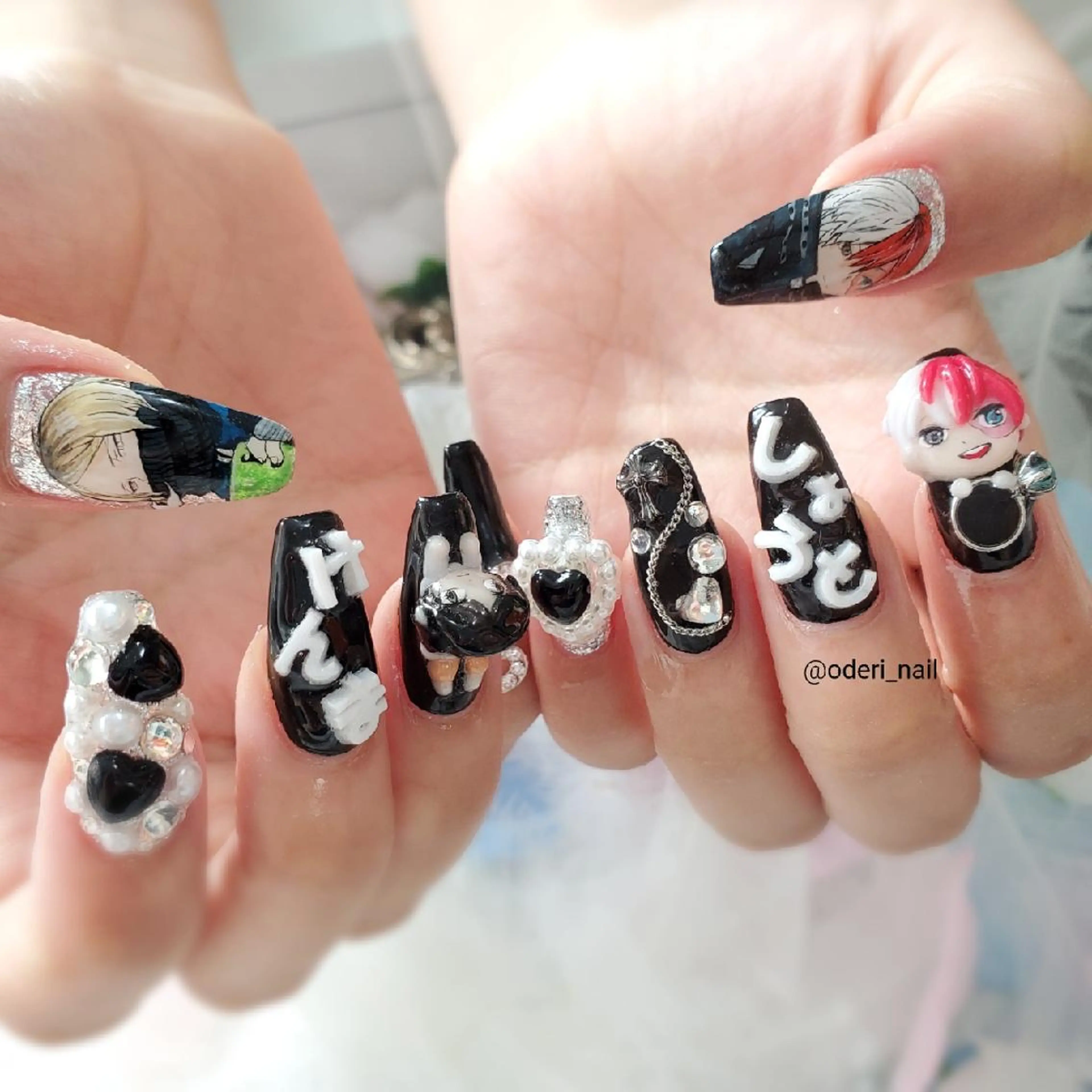 ネイル アートネイル ジェルネイル おで@ oderi_nailのネイルデザイン