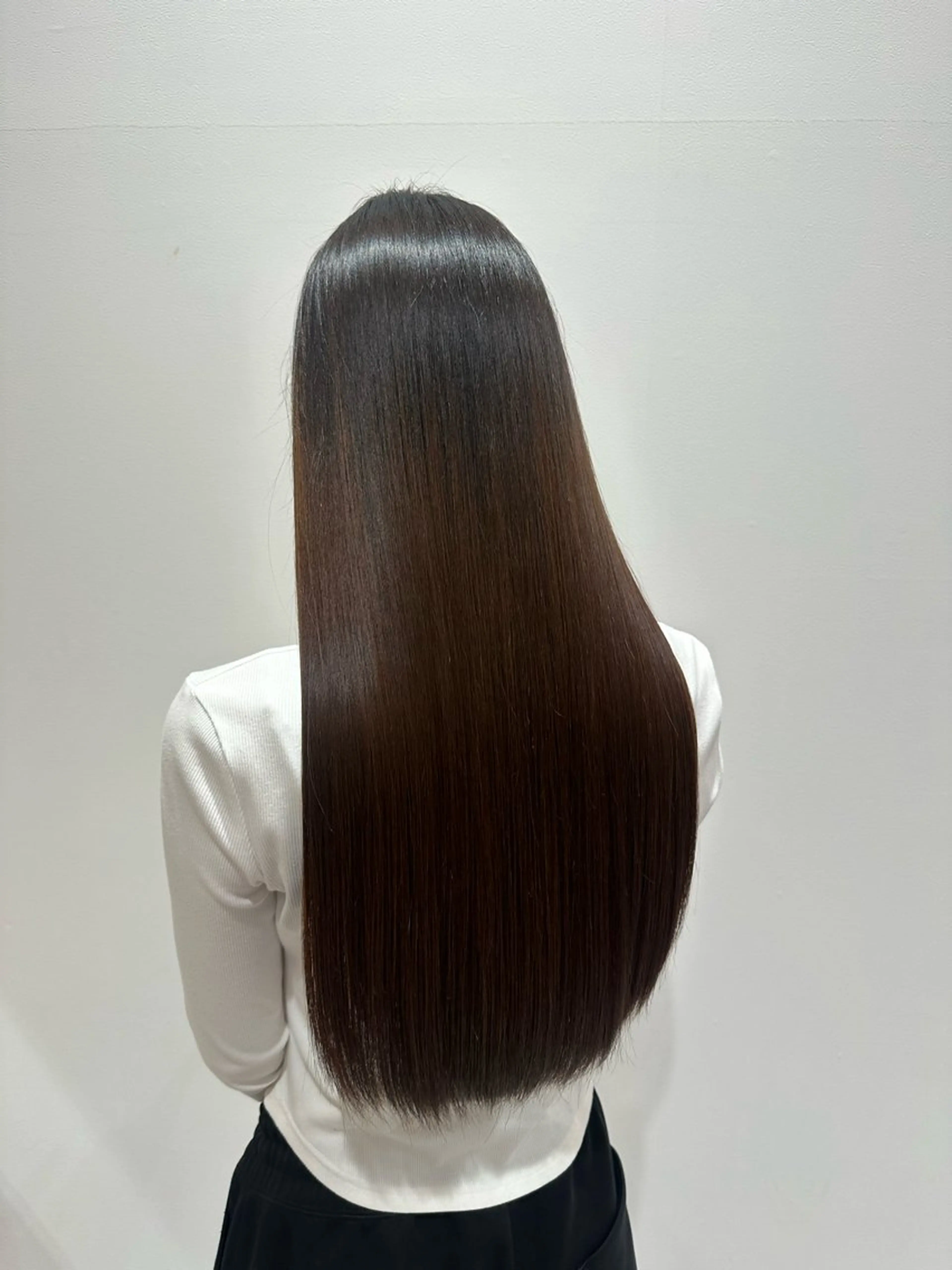 縮毛矯正、ストレートの写真