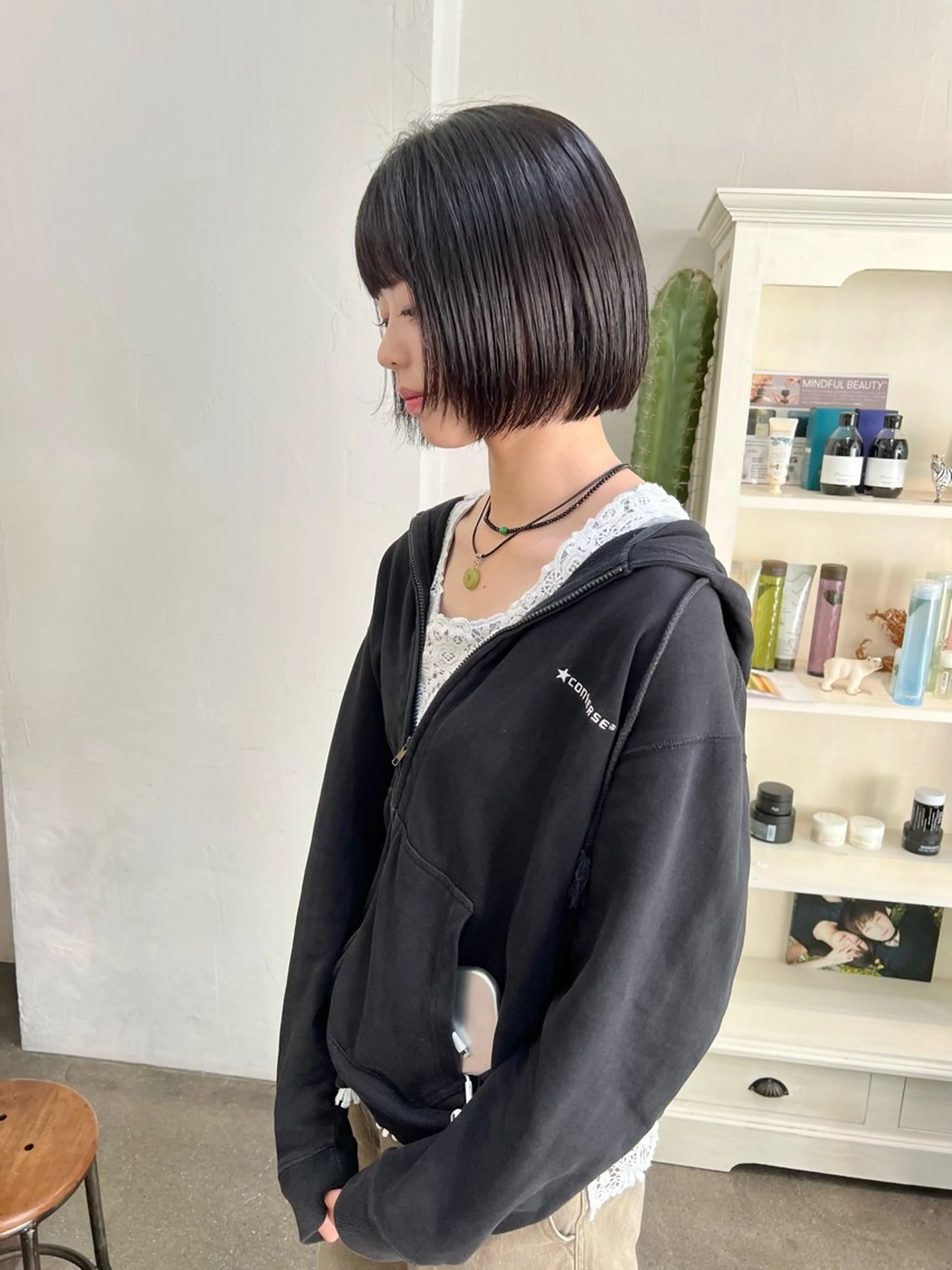 ショート ボブ カット 千葉 郁也のヘアスタイル