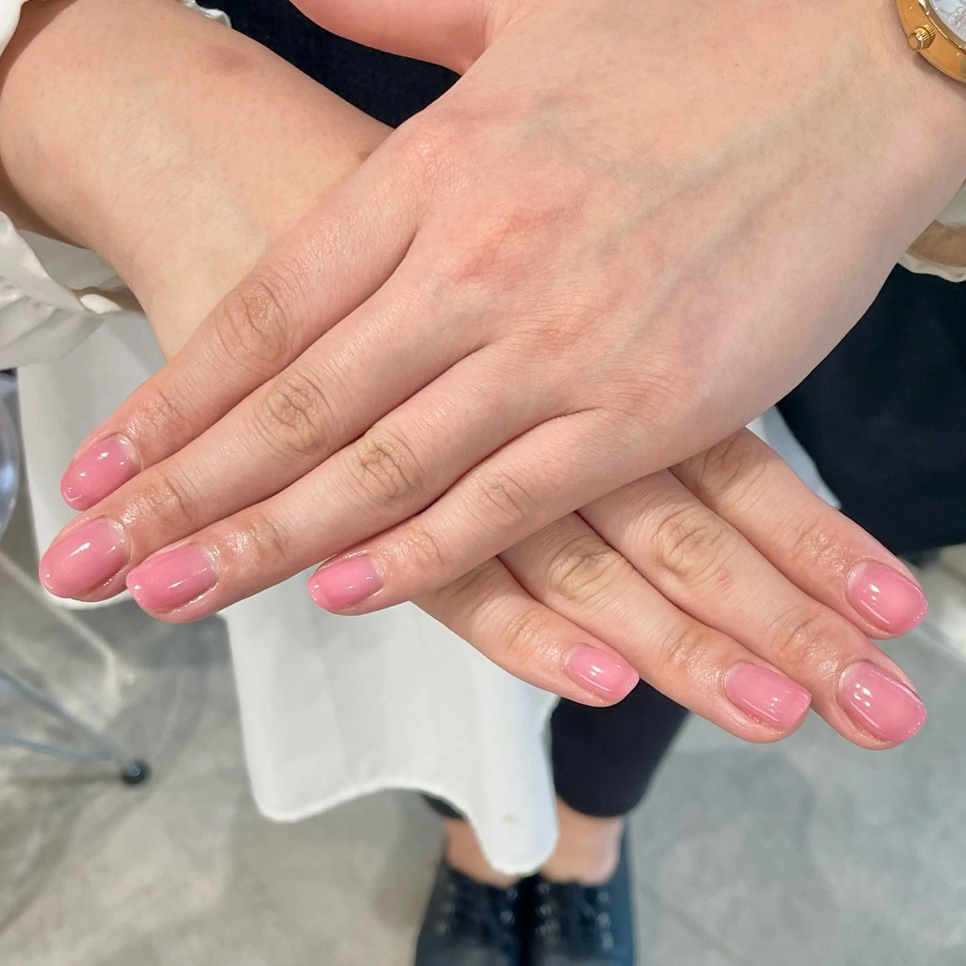 セミロング カラー パーマ ヘアアレンジ メンズ ピンクカラー mona/ ストレートスタイル✨のヘアスタイル