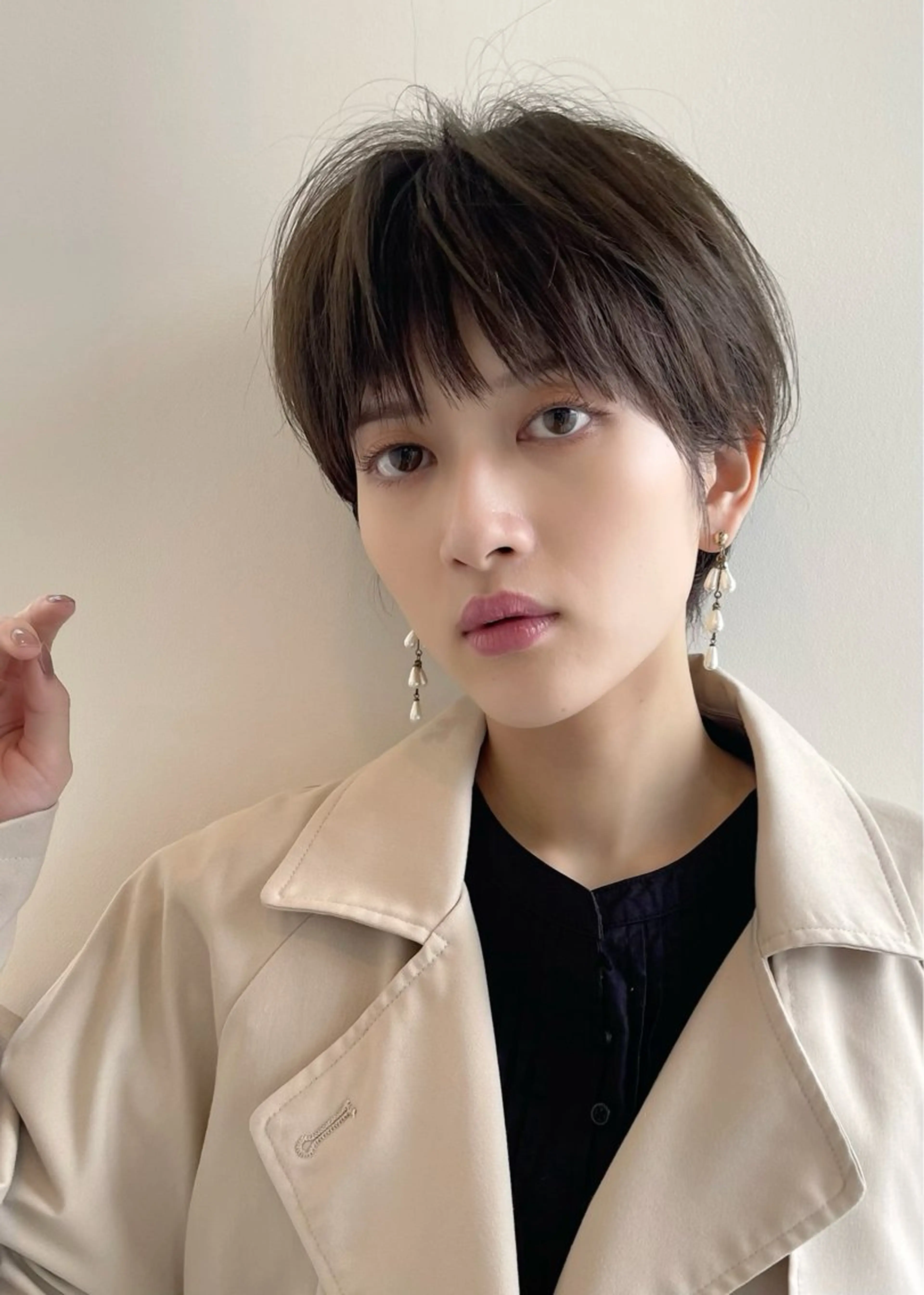 ショート 丸みショート イエローカラー 韓国風ヘア ショートヘア カット ショート・ボブ特化 mahoのその他イメージ