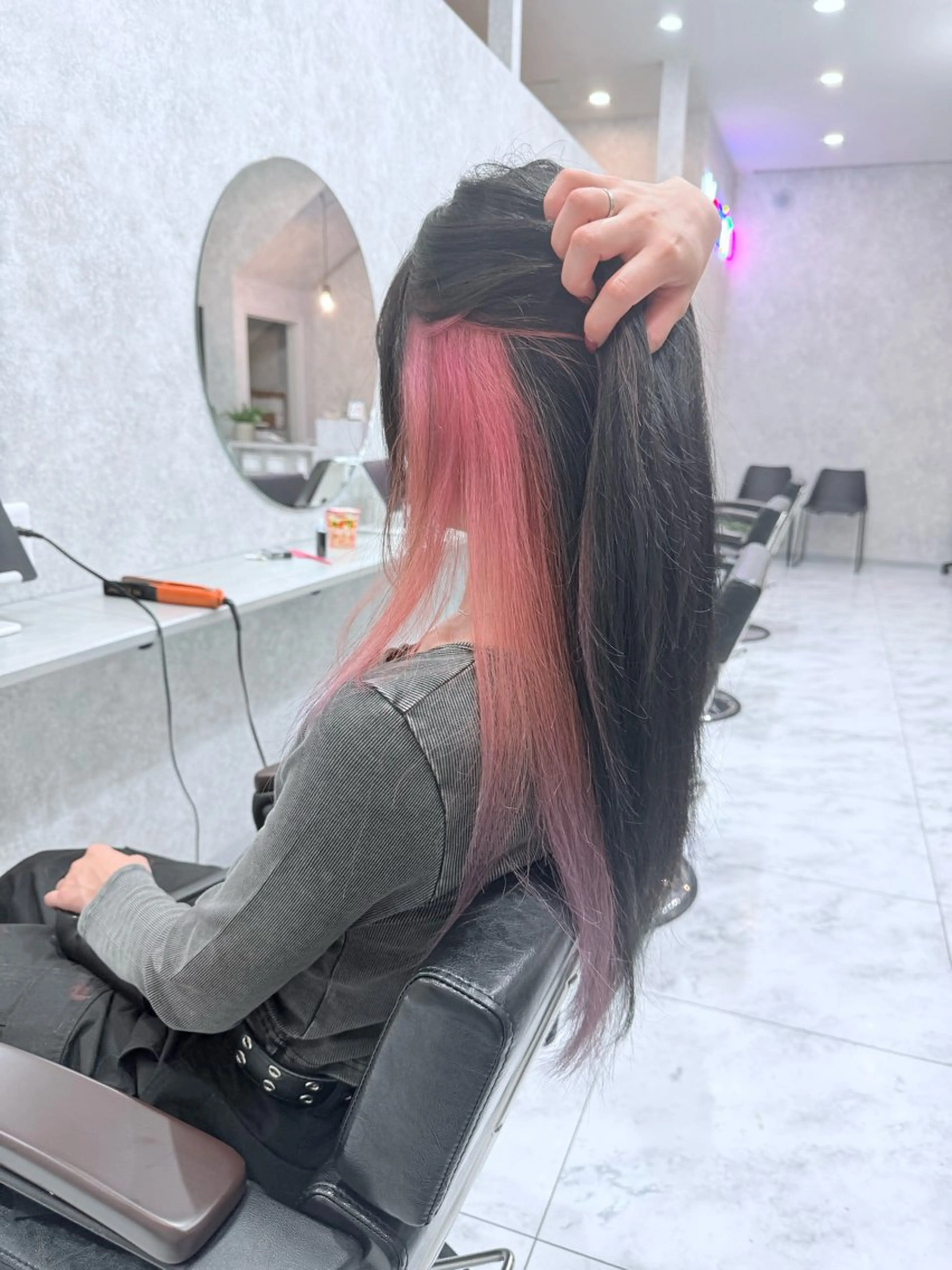 ロング カラー 🌺ハイトーン🌺 矢葺 なぎさ🌺🌺のヘアスタイル