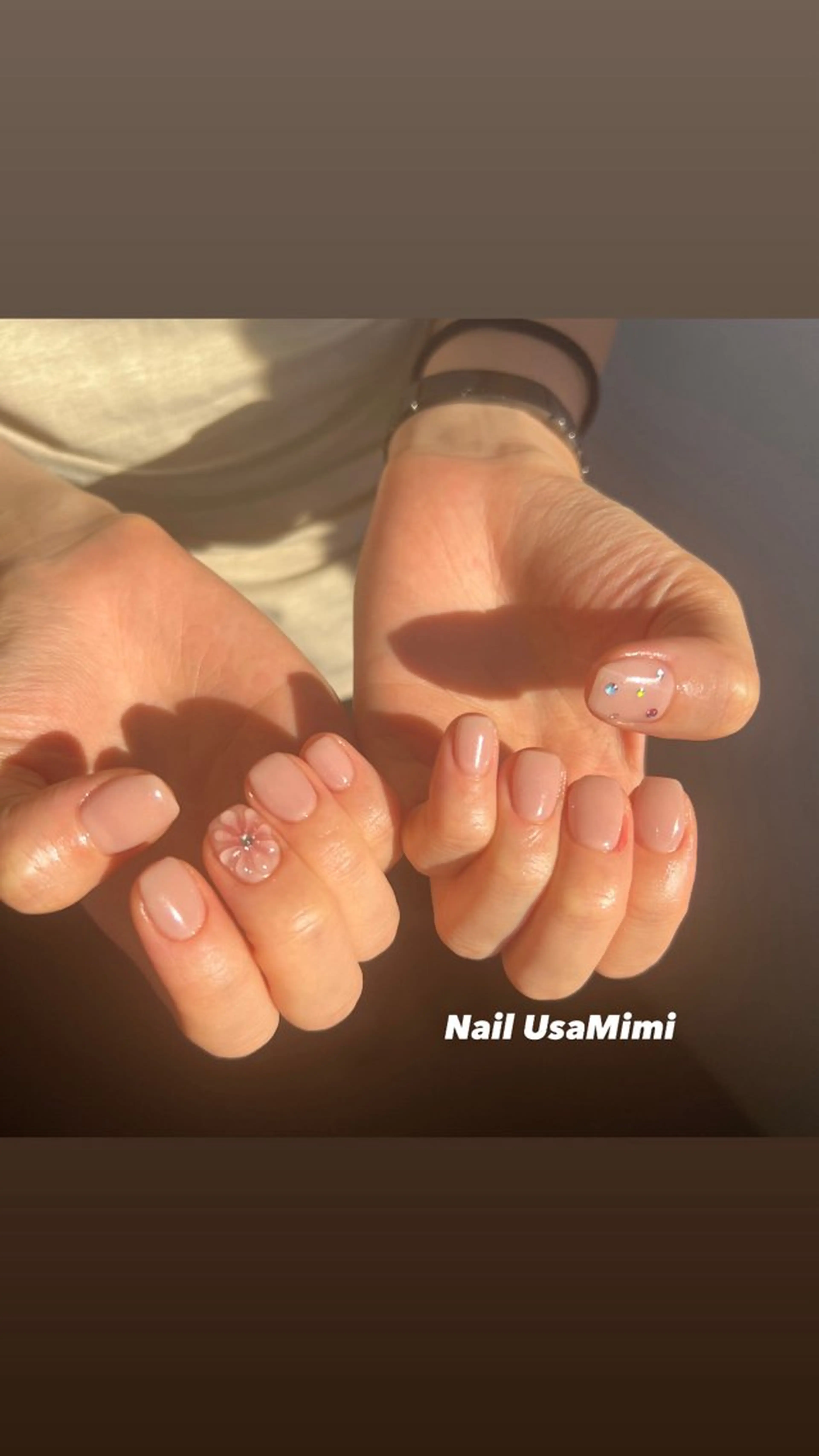 ネイル ジェルネイル マグネットネイル 持ち込み ワンカラーネイル パラジェル ハンドネイル 本町NailUsa Mimi RIKOのネイルデザイン