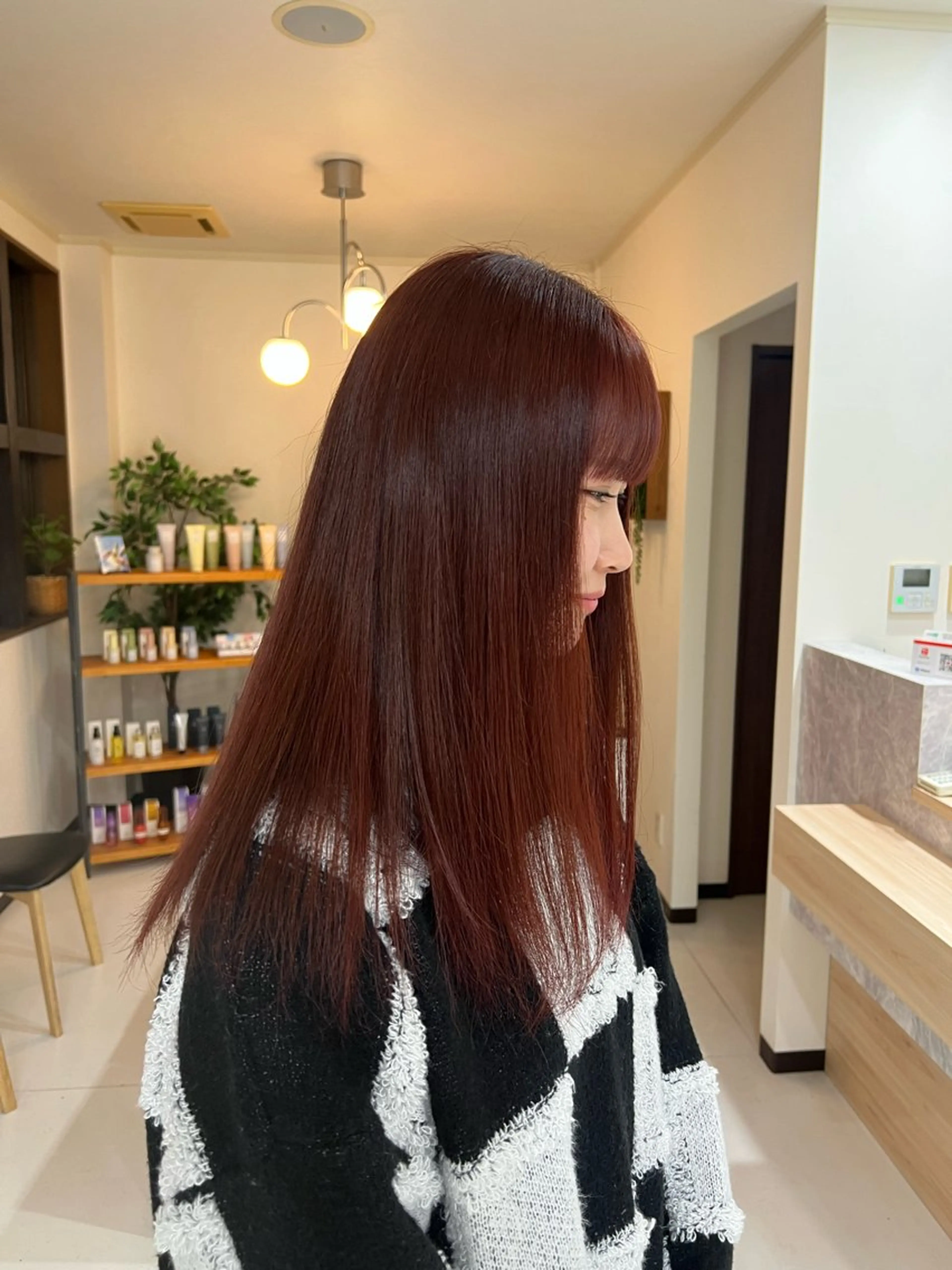 セミロング 青木 架心のヘアスタイル