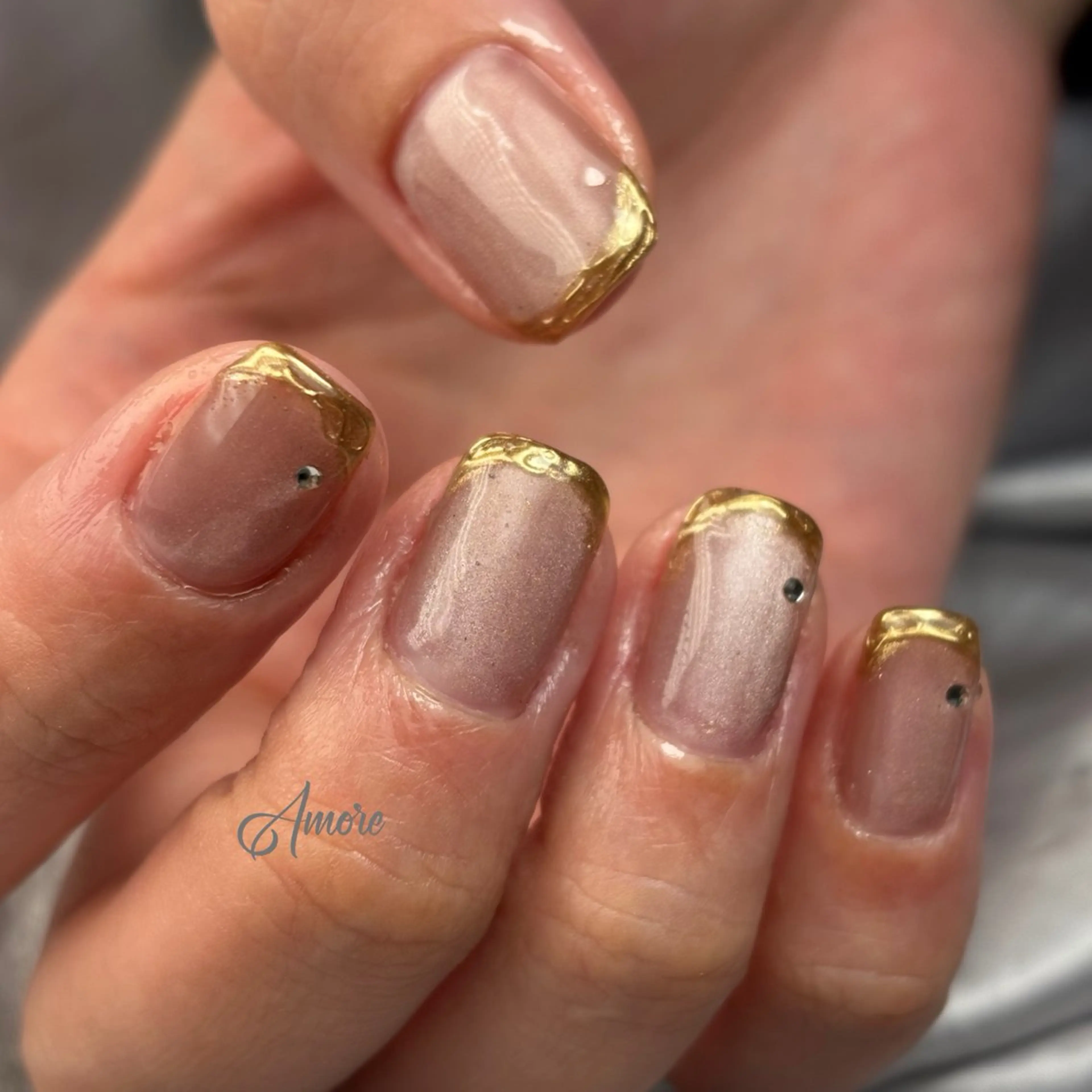 ネイル ジェルネイル キラキラネイル 韓国ネイル マグネットネイル パラジェル You kyehwaのネイルデザイン