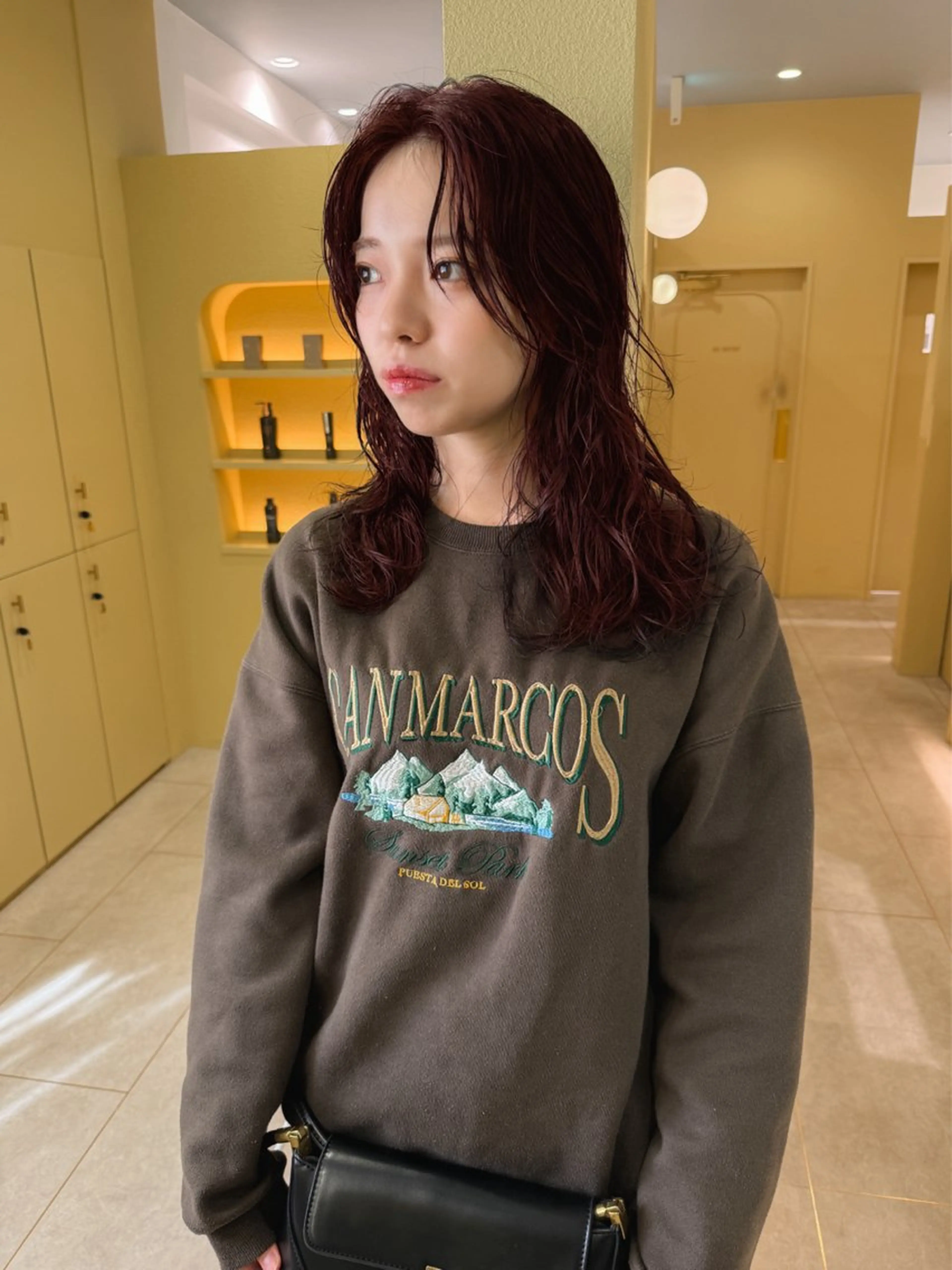 セミロング カラー パーマ ホンマル　モトキ /ボブ/暖色🍊のヘアスタイル