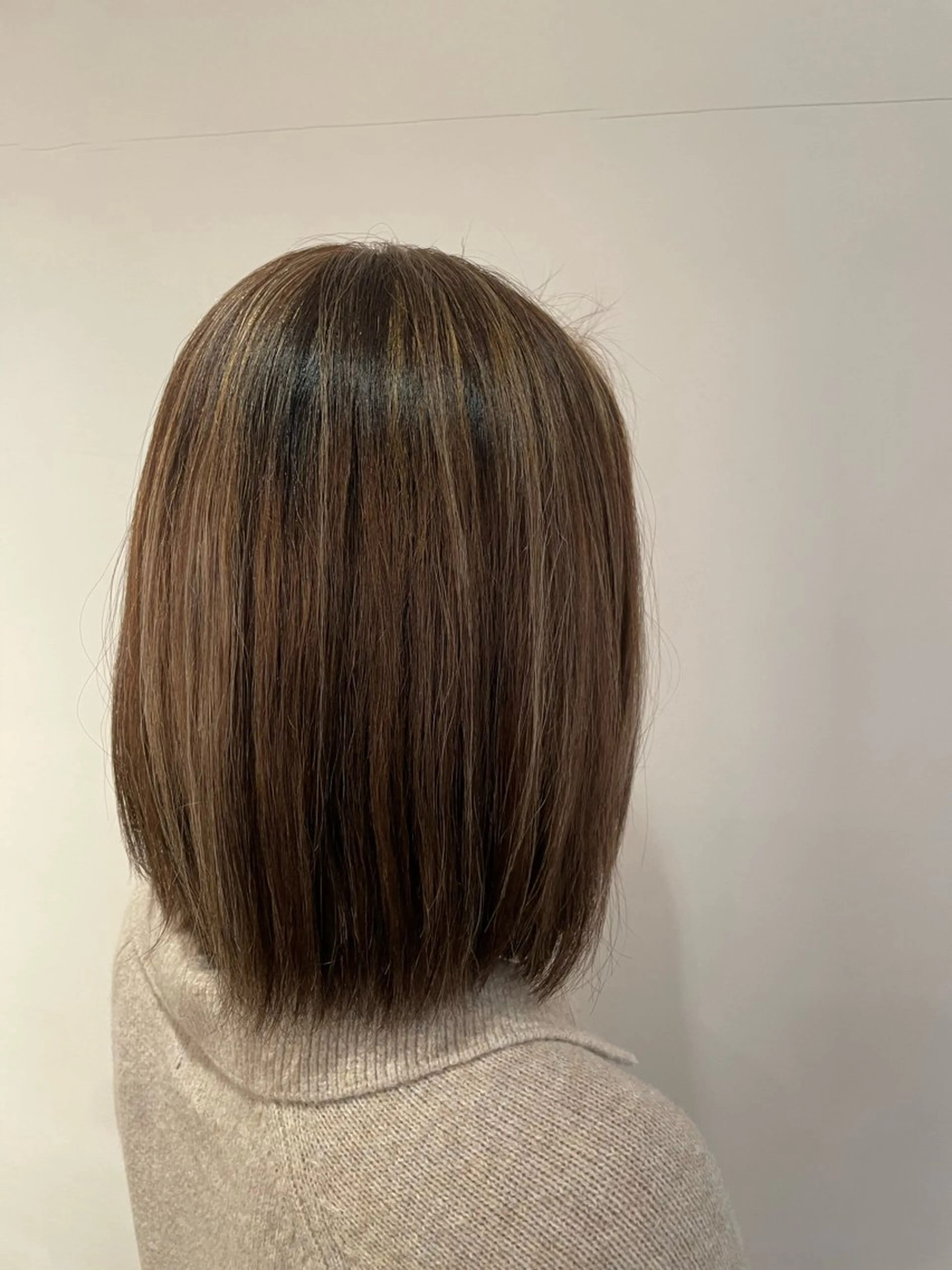 ミディアム カラー ハイライトカラー ハイライト ヘッドスパ/カラー 葉月のヘアスタイル