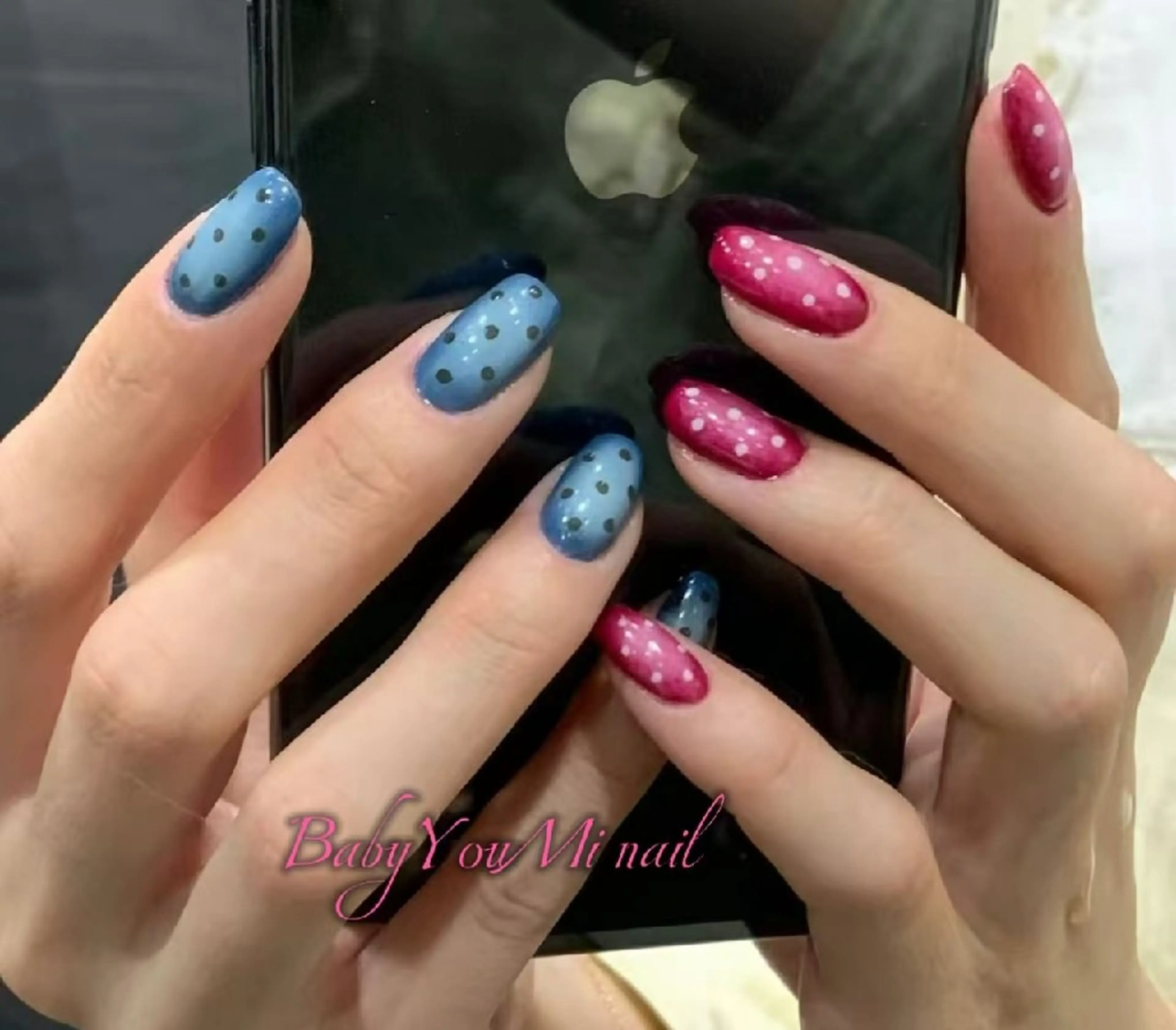 ネイル オーロラネイル フラワーネイル フットネイル フレンチネイル ジェルネイル ハンドネイル Oomiya 服部のネイルデザイン