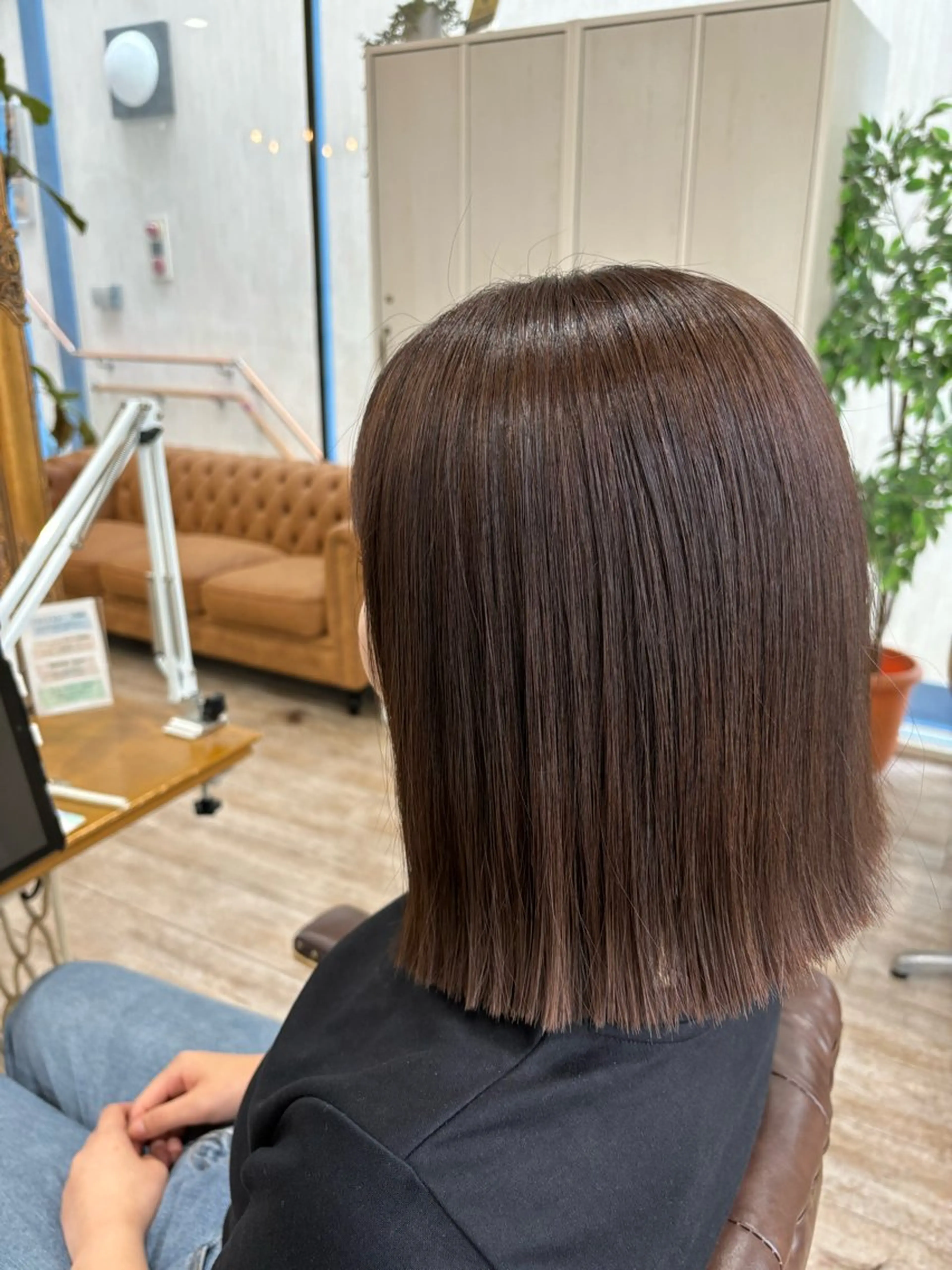 ミディアム 髪質改善 新越谷/ボブ 店長shoukiのヘアスタイル