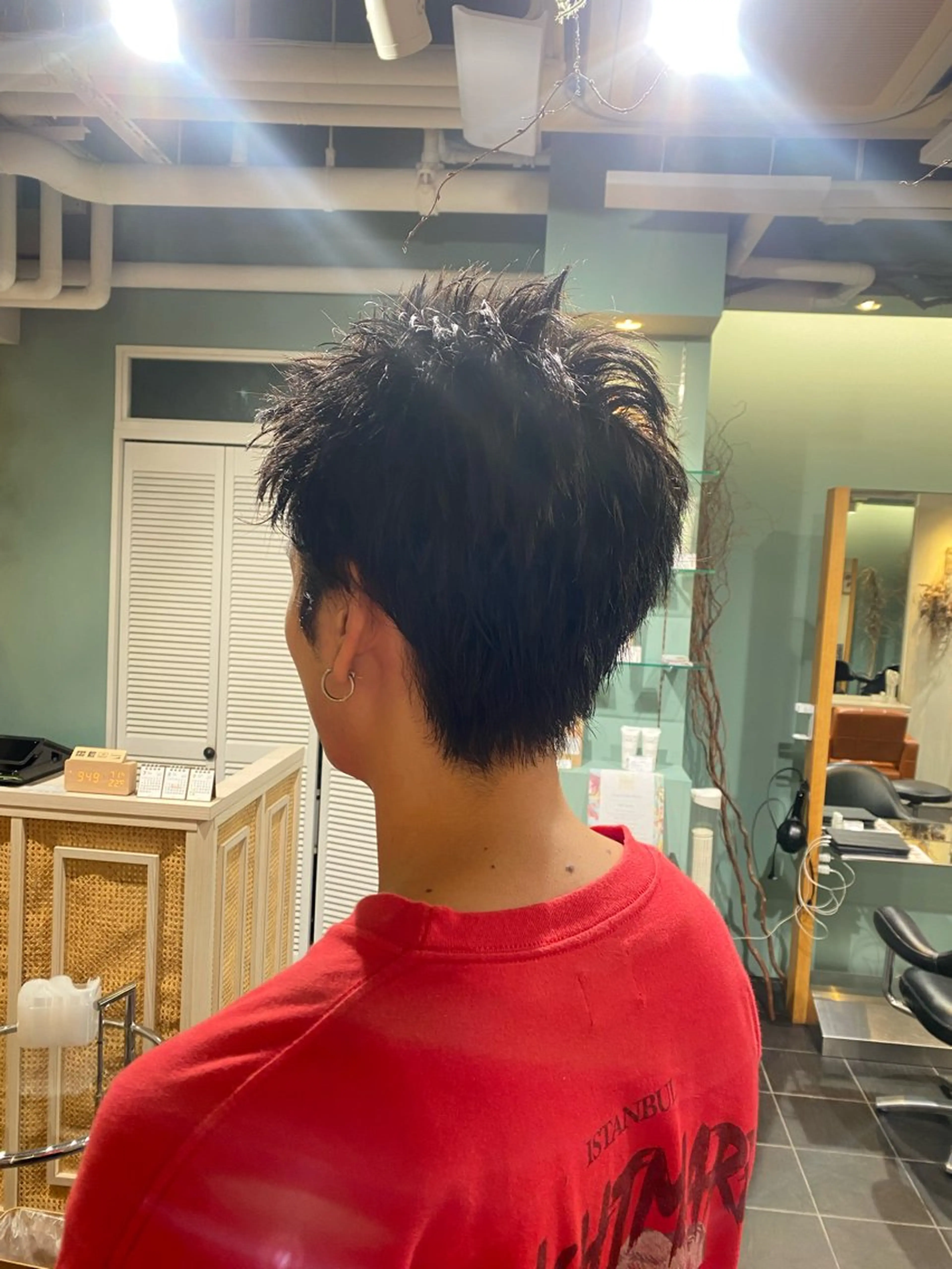 メンズ ハヤシ ルカのヘアスタイル