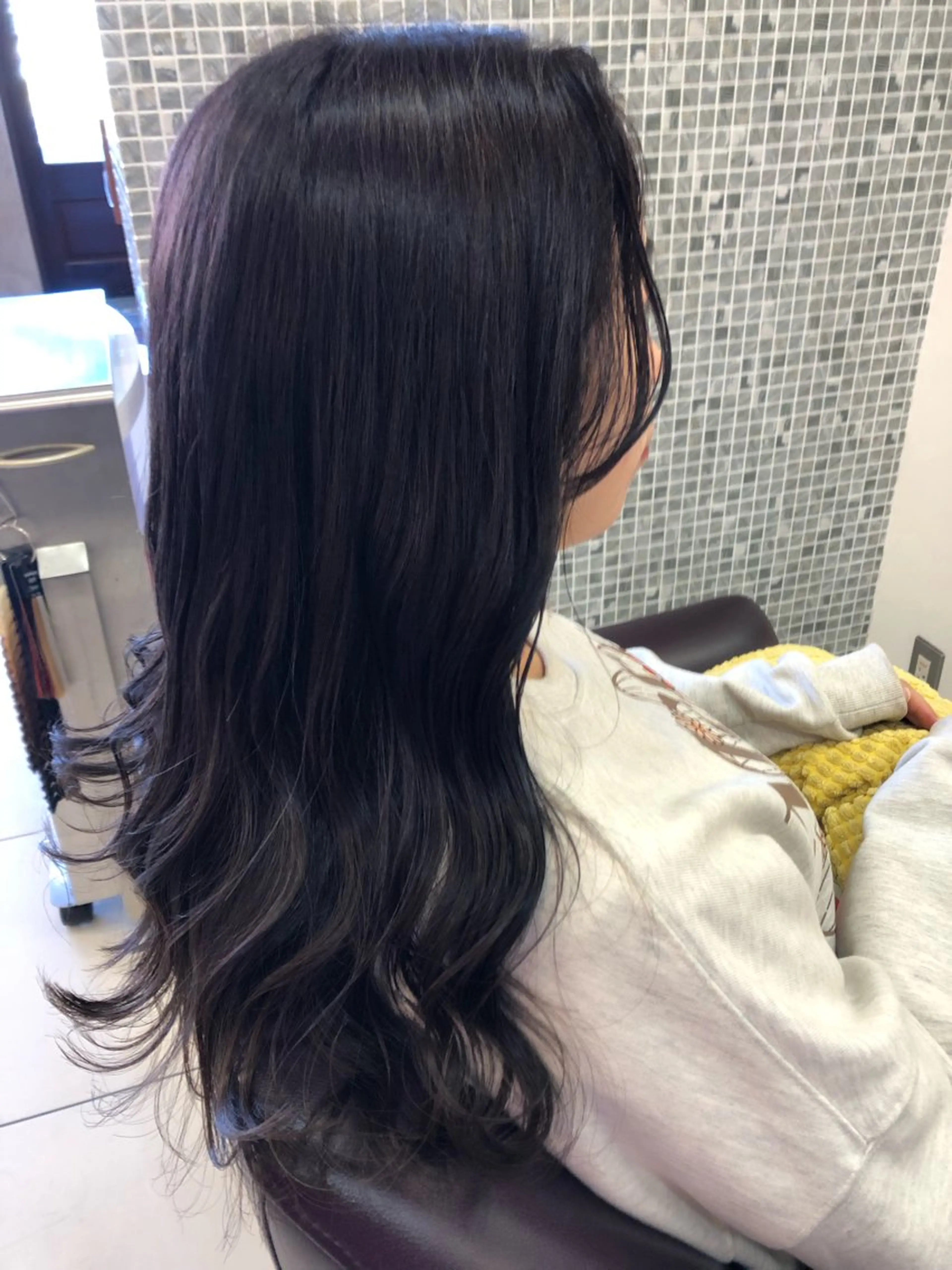 ロング 加瀬 真弓のヘアスタイル