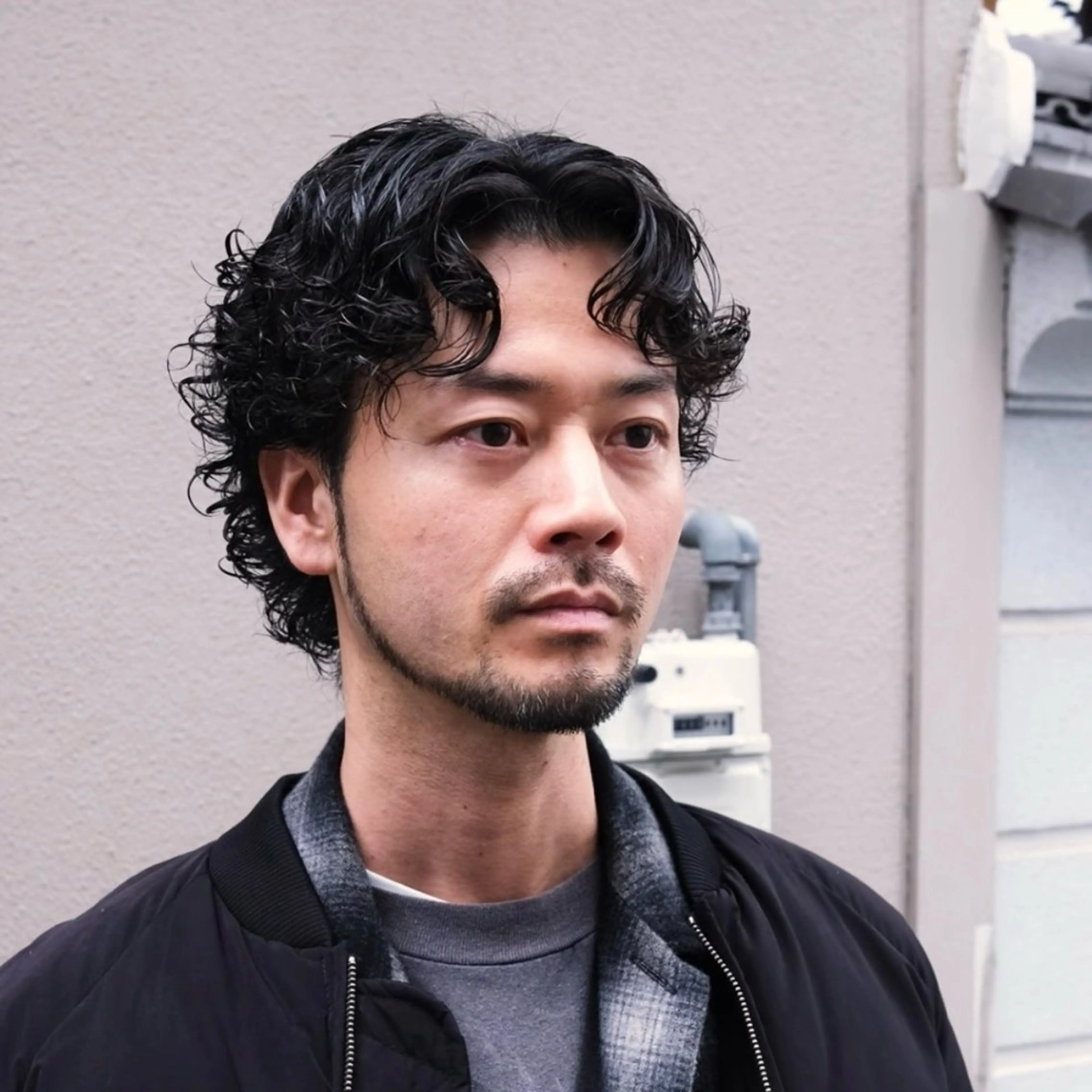 ショート パーマ メンズ GAKU /フェード /メンズ/難波のヘアスタイル