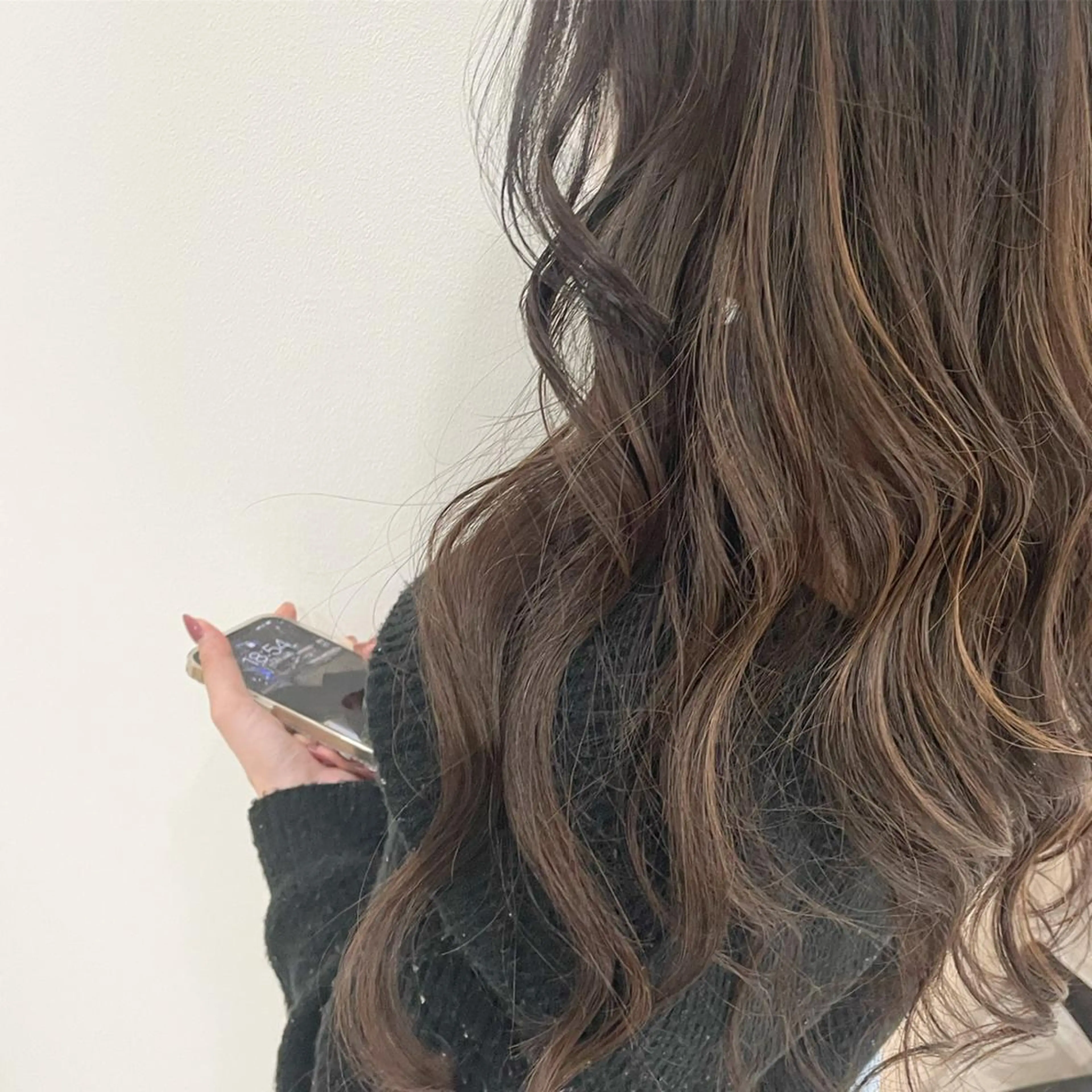 ロング rina／ベージュ ワンホン/韓国ヘアのヘアスタイル