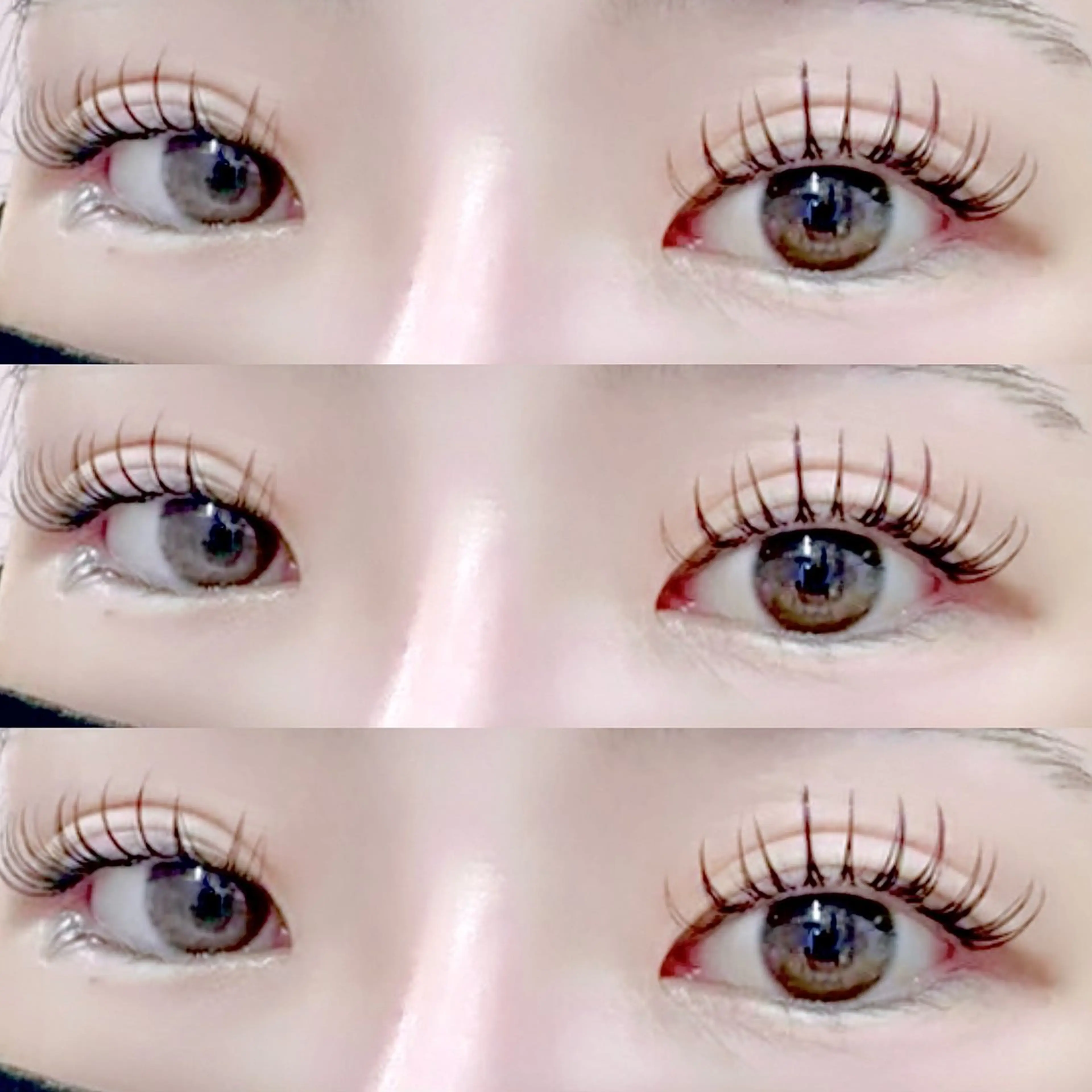 【ミニモ限定】 🎀❦ パリエク❦ 🎀 パリジェンヌ＆フラットラッシュ100本！コーティング付き🪽🏹束感仕上げ◎の写真