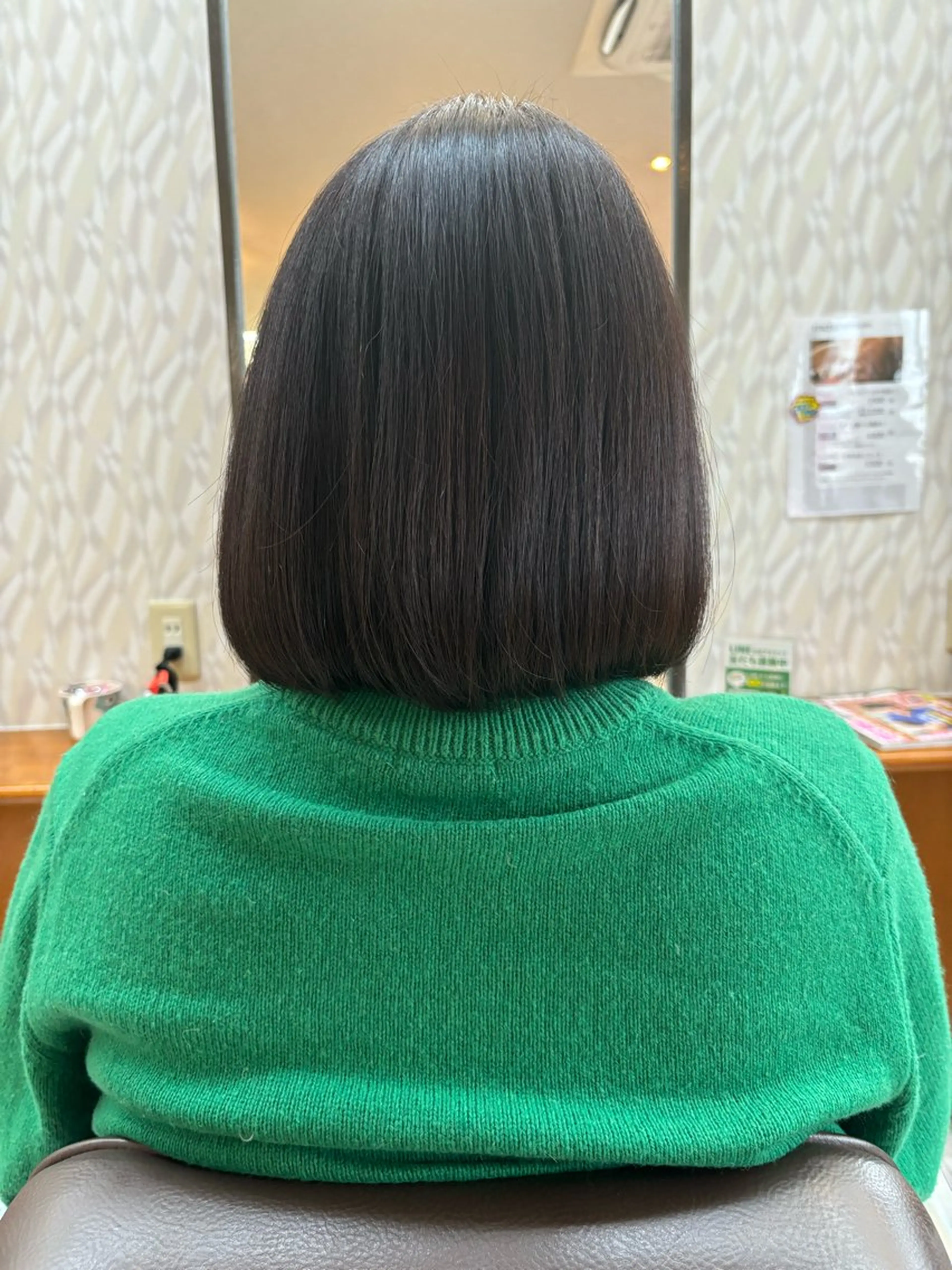 ミディアム カラー カット パーマ 亀山 来未のヘアスタイル