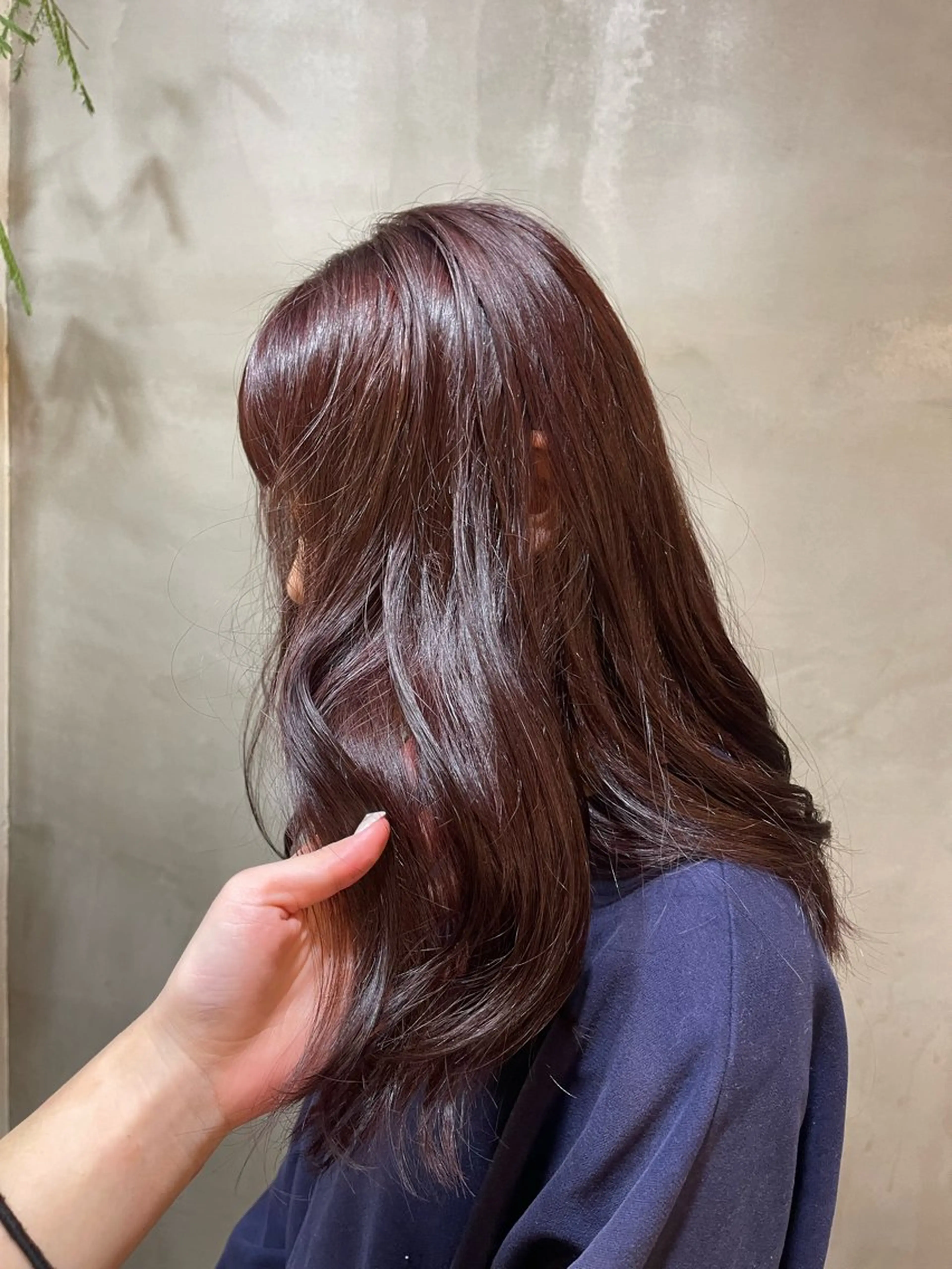 ミディアム カラー ヘアカラー トリートメント 武田玲音/カラー モデル/堀江のヘアスタイル