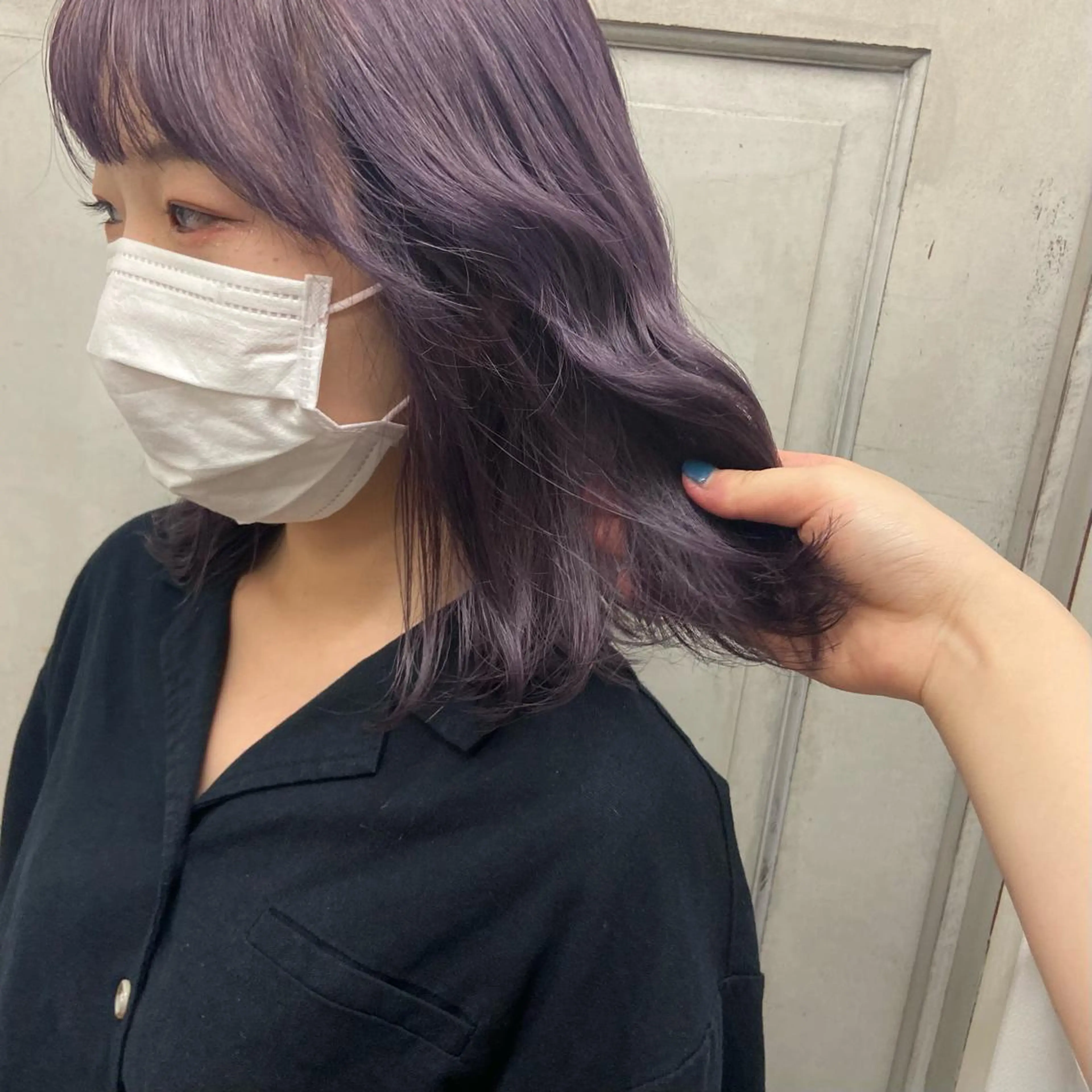 ミディアム カラー ブリーチ ヘアカラー 🦭☪️Azumiボ ブ/レイヤー☪️🦭のヘアスタイル