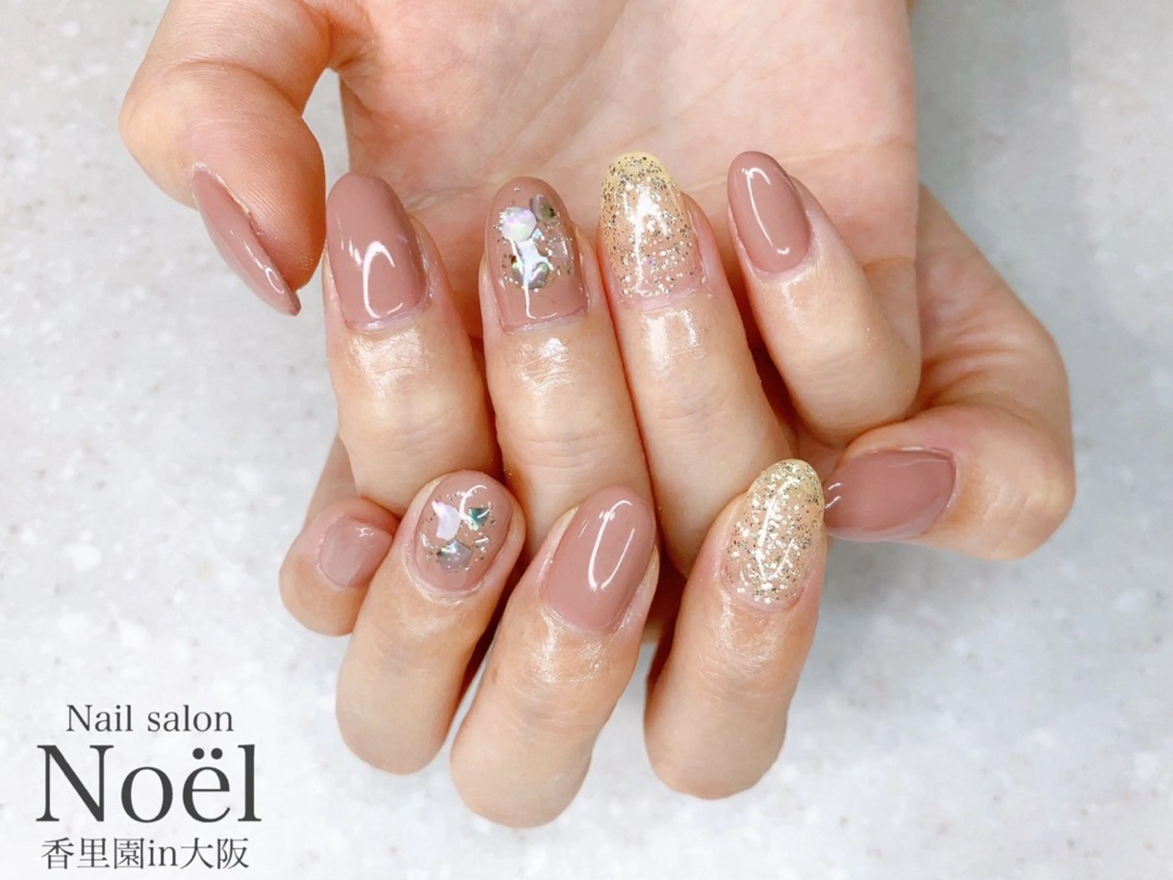 ネイル ハンドネイル Nailsalon  &Noel所属・もも 🍑のネイルデザイン