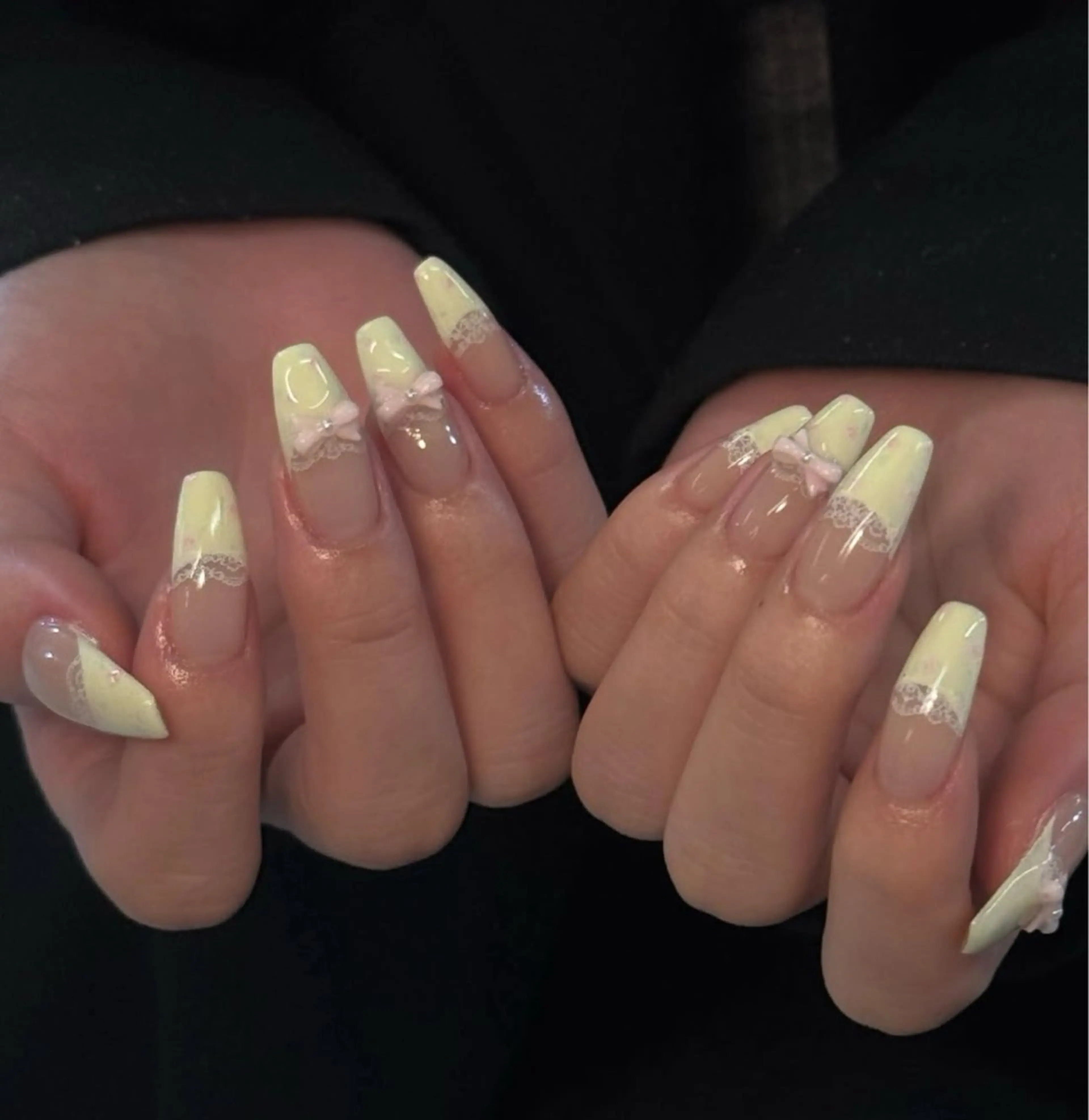 ネイル 長さ出し ネイルチップ Mi nailsのネイルデザイン