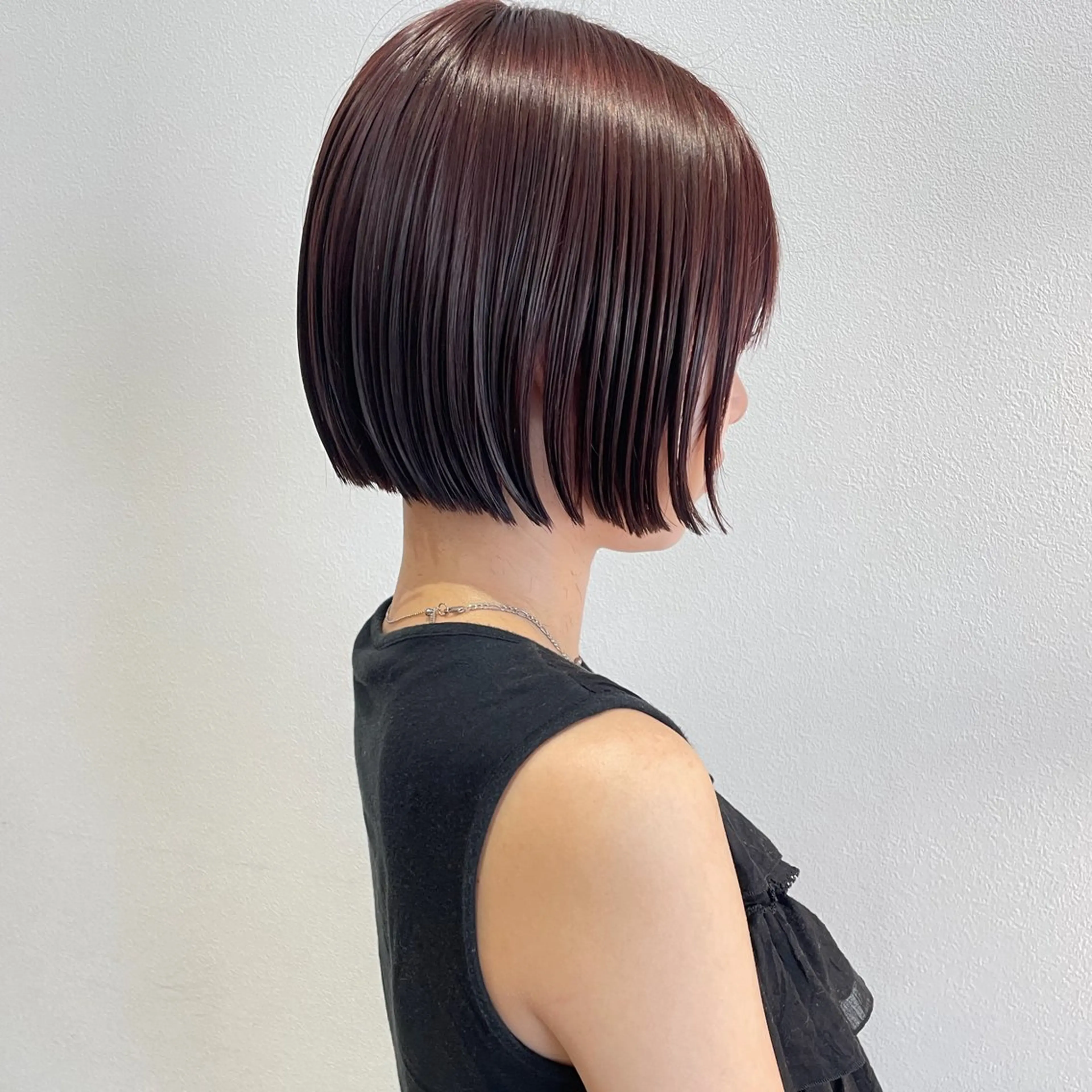 ミディアム カラー ボブ カット ヘアカラー トリートメント 北九州美容室 🕊️わかな✂︎のヘアスタイル