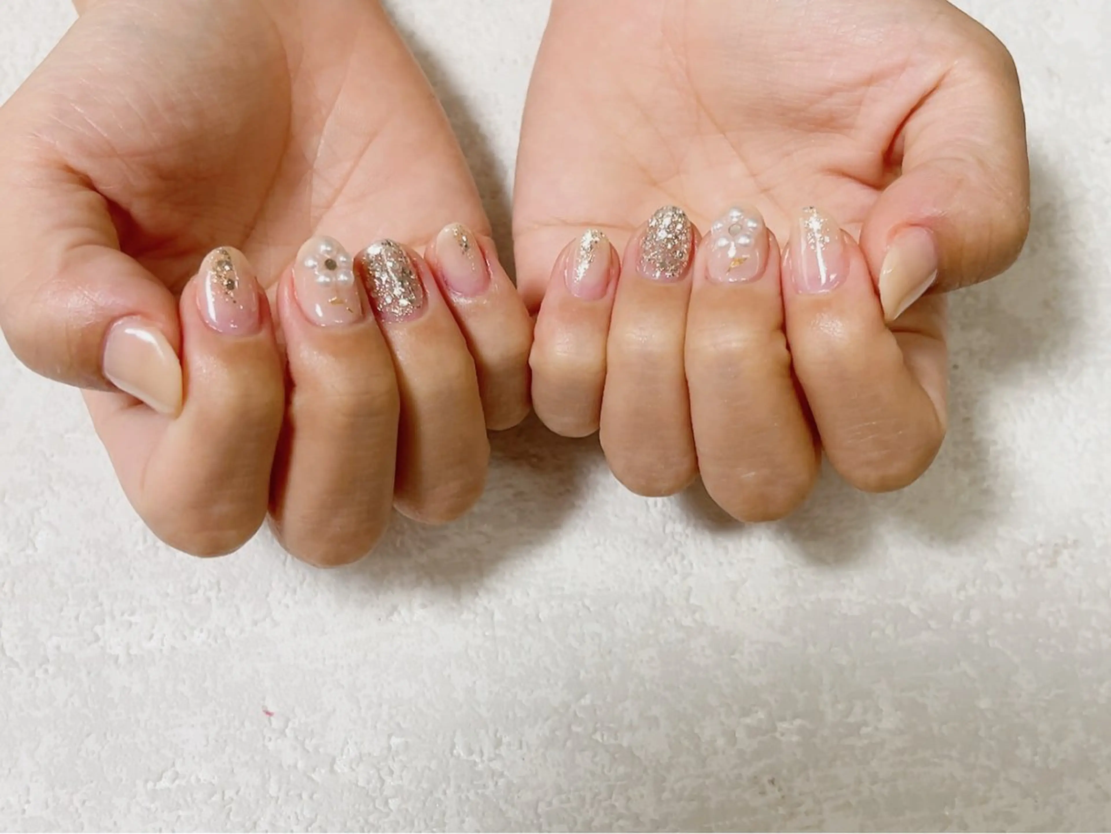 ネイル ジェルネイル 韓国ネイル メンズネイル パラジェル 春ネイル ハンドネイル kiki nail 二子玉川のネイルデザイン