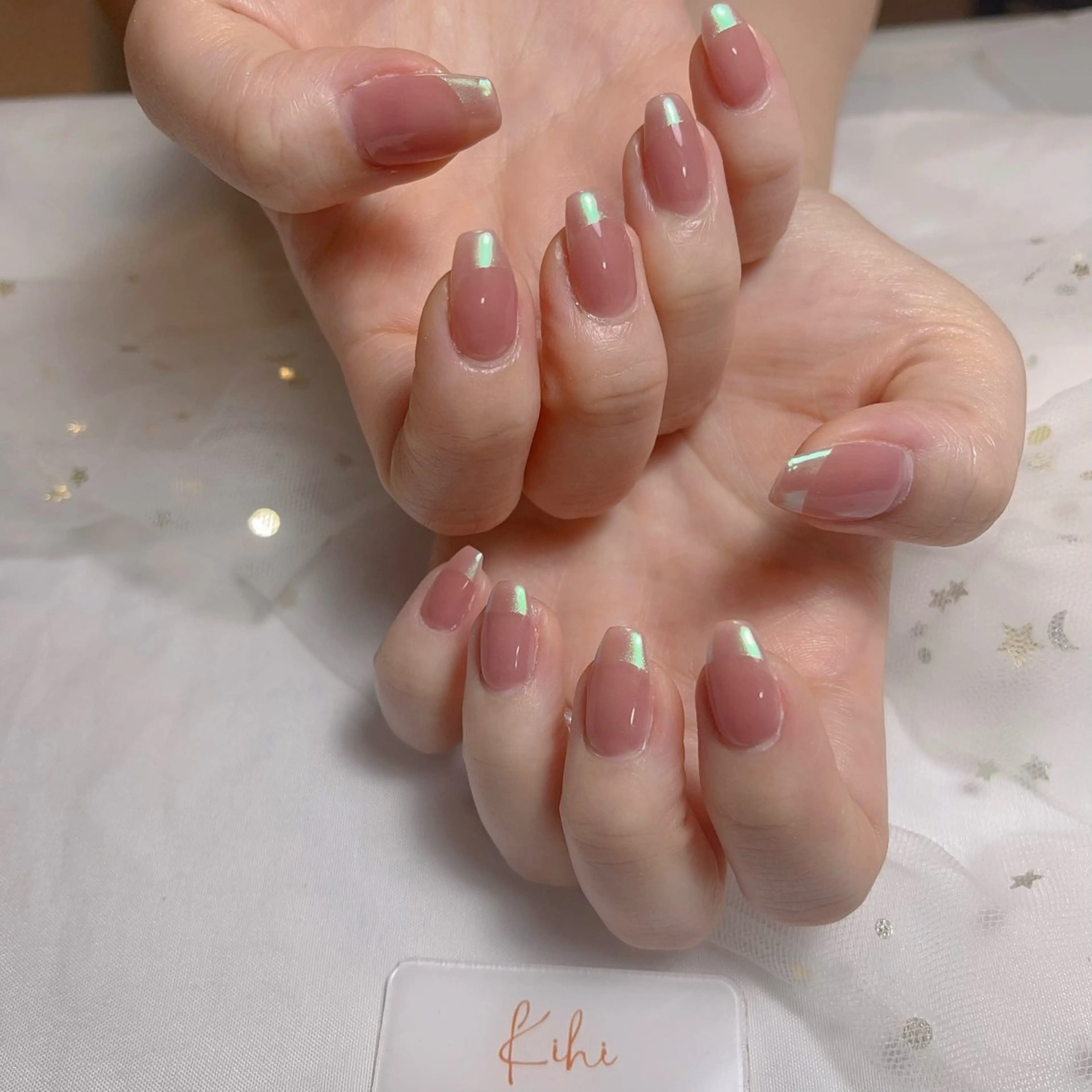 ネイル アートネイル フレンチネイル ジェルネイル グラデーション 韓国ネイル ハンドネイル さくら💮💮 【オフ無料】のネイルデザイン