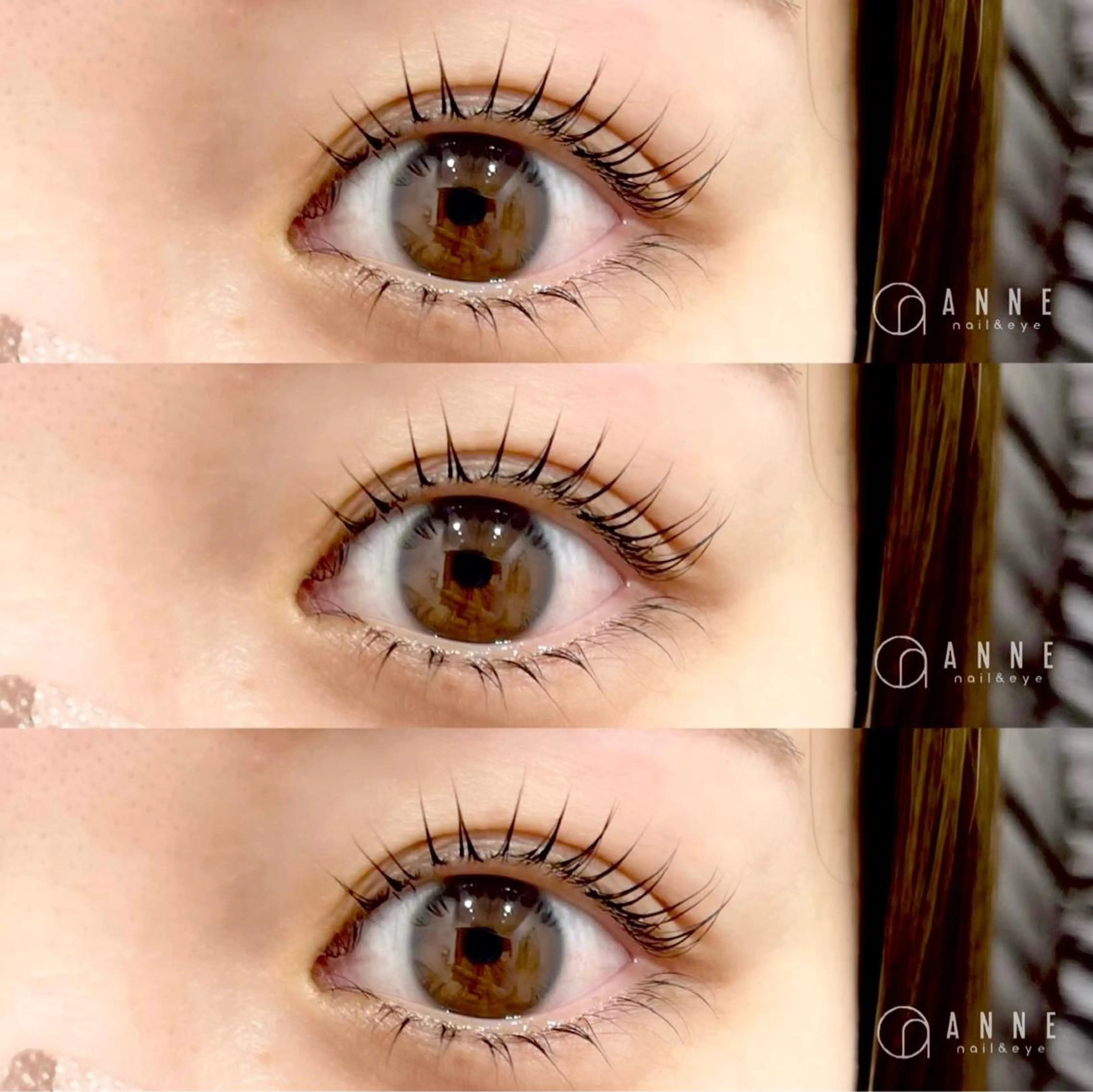 マツエク・マツパ パリジェンヌラッシュリフト 下まつげエクステ 一重×まつ毛パーマ マツパ ANNE梅田ALLYS店所属・高松 せりなのマツエク・マツパデザイン