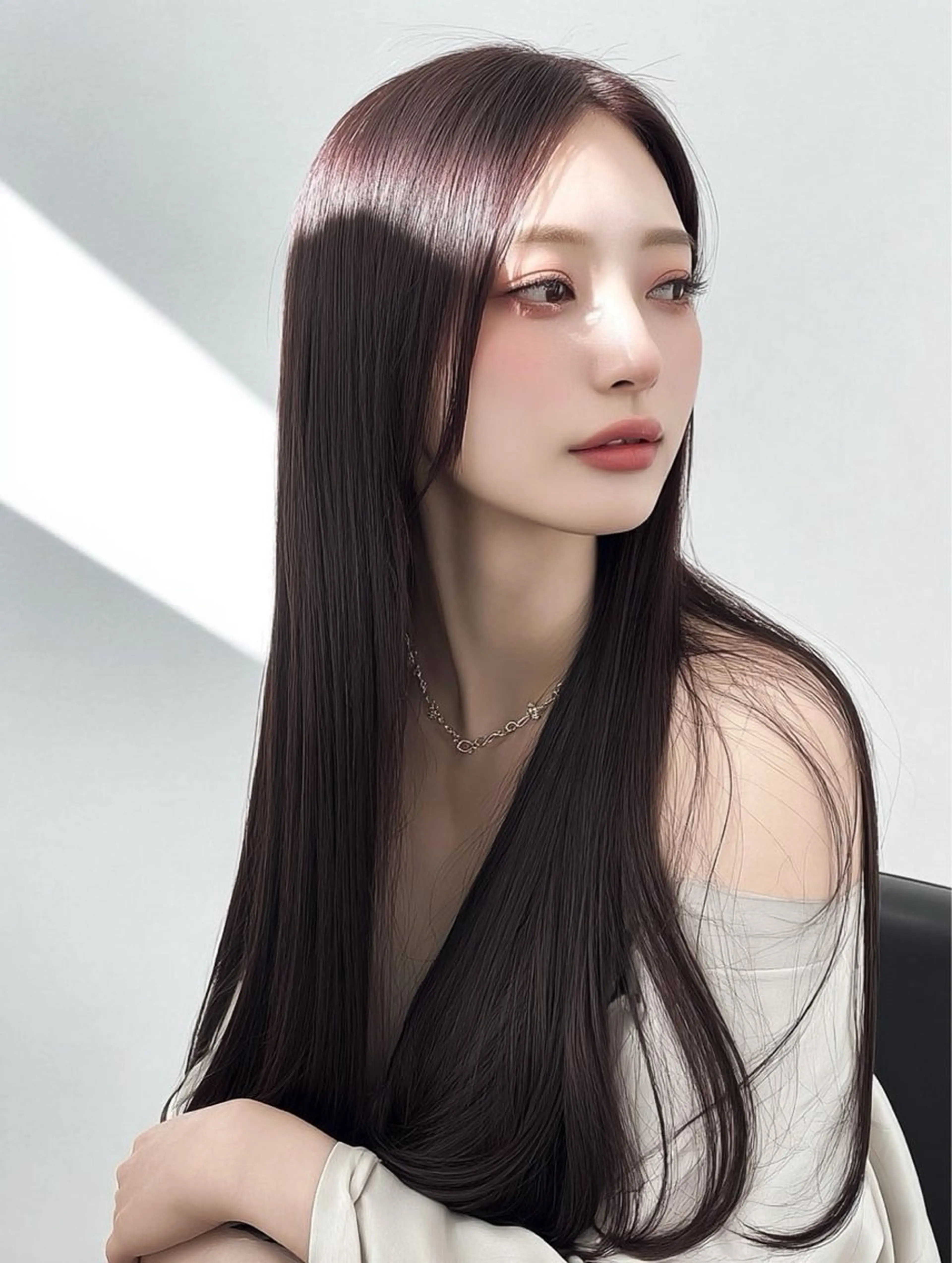 ロング カラー 透明感カラー 髪質改善 レイヤーカット 縮毛矯正 トリートメント カット 太田 憂介のヘアスタイル