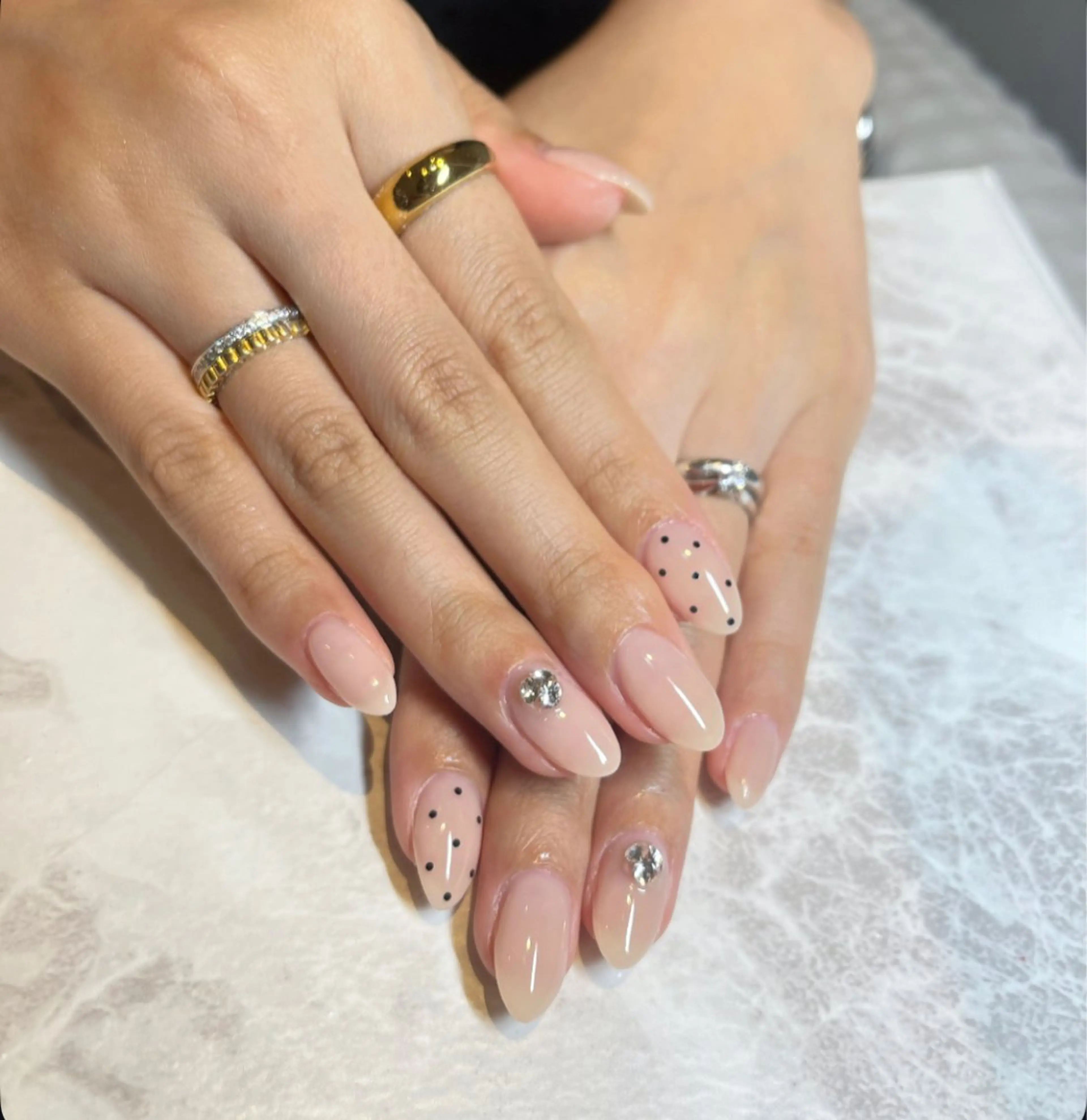 【🉐本日限定】オフありチップ長さ出し💖アート90分コース💝ミニモ限定🉐大きいパーツ1つ無料の写真