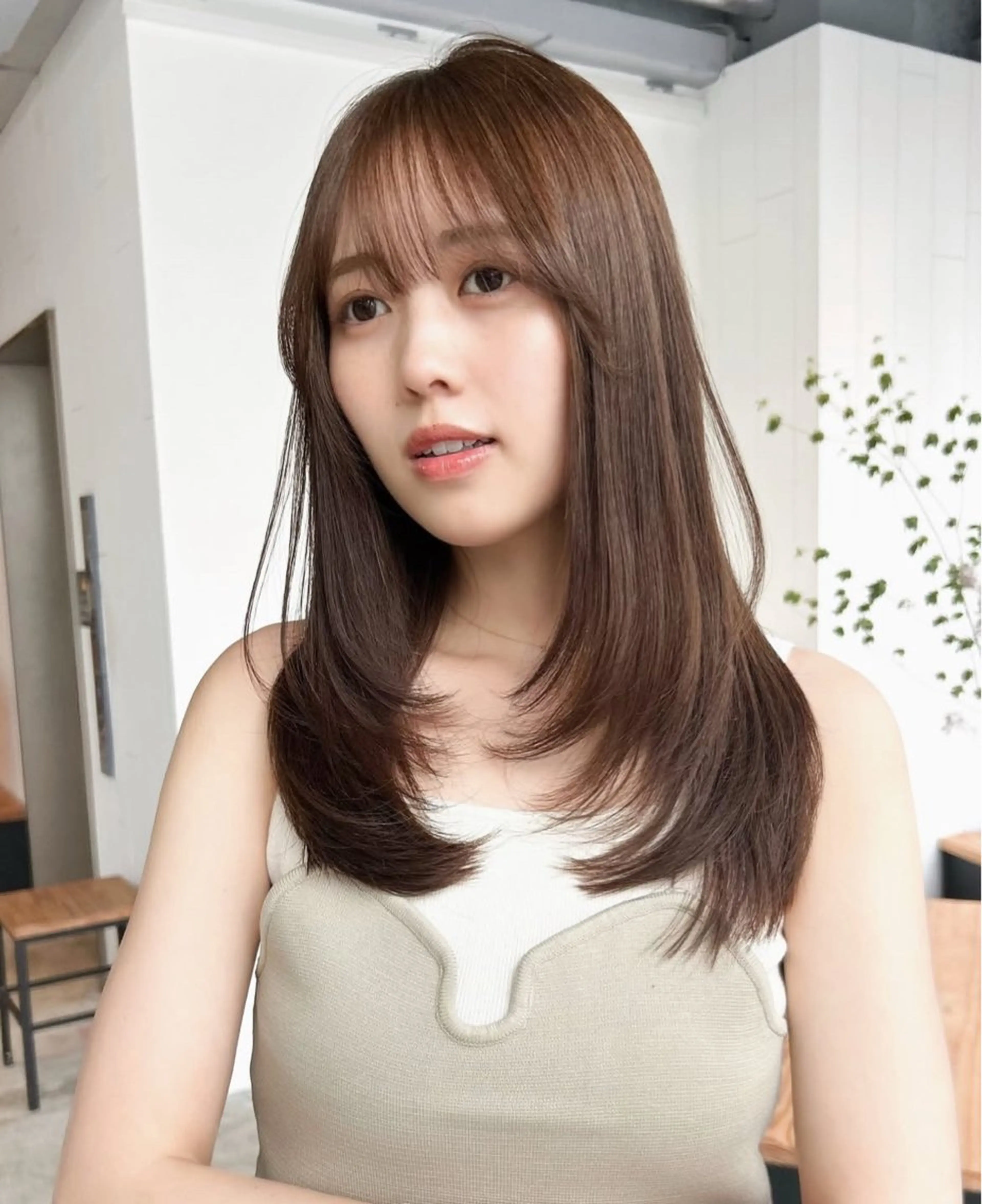 ロング レイヤーカット 🐻ボブ支持率 No. 1🤍のヘアスタイル