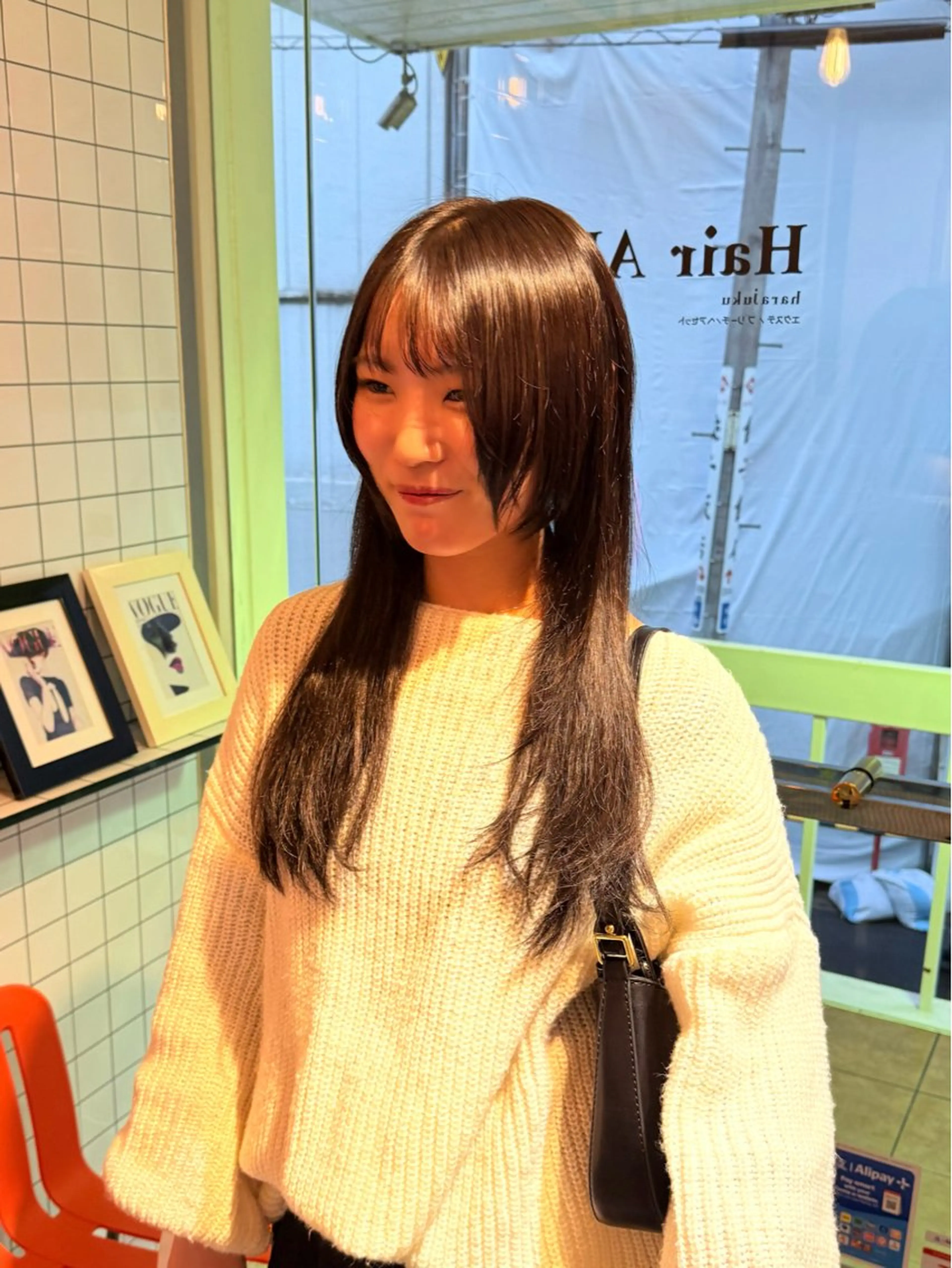 ロング カラー エクステ ウルフレイヤー エクステ/kokiのヘアスタイル