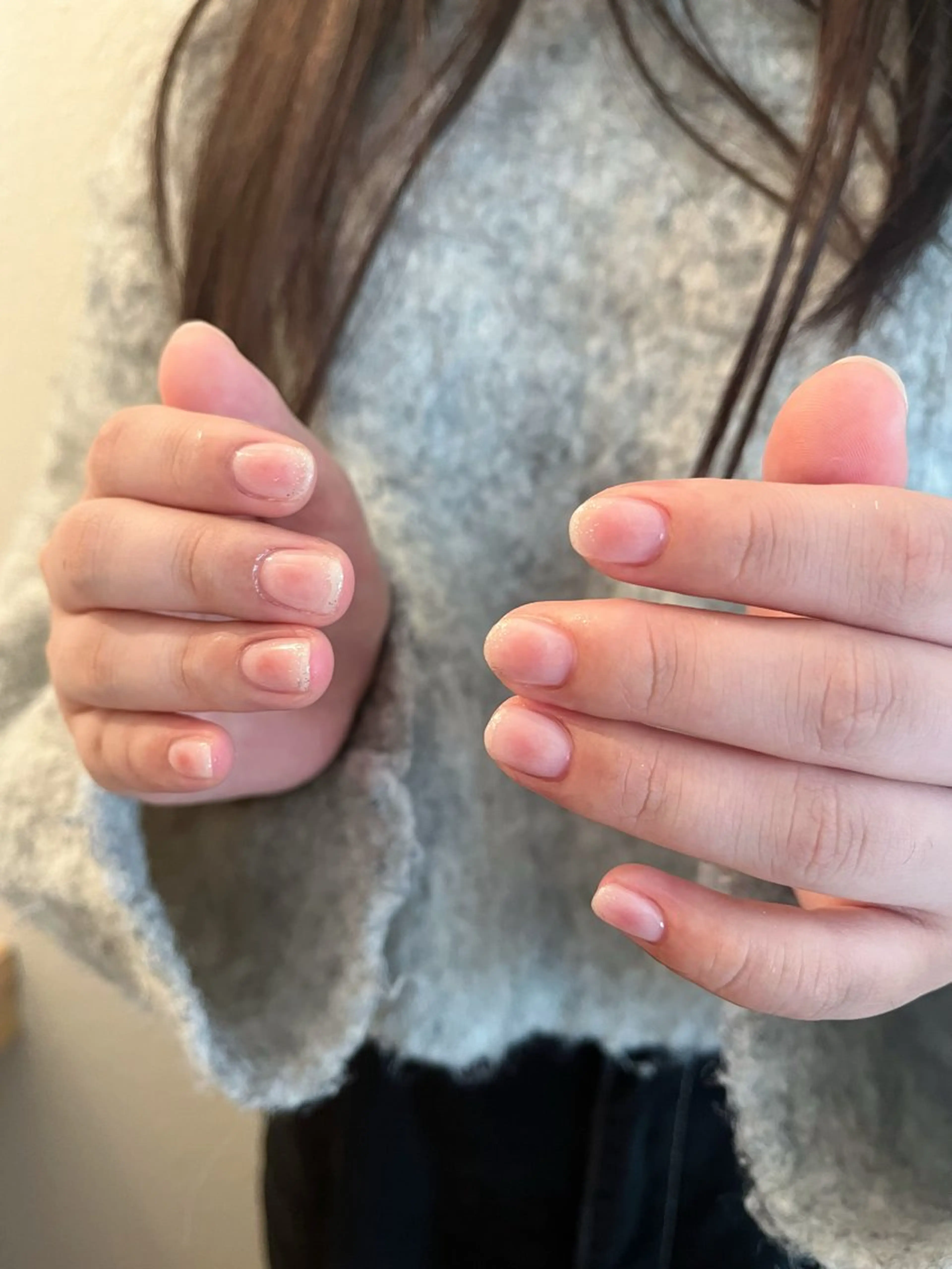 ネイル チークネイル 五十嵐 莉奈のネイルデザイン