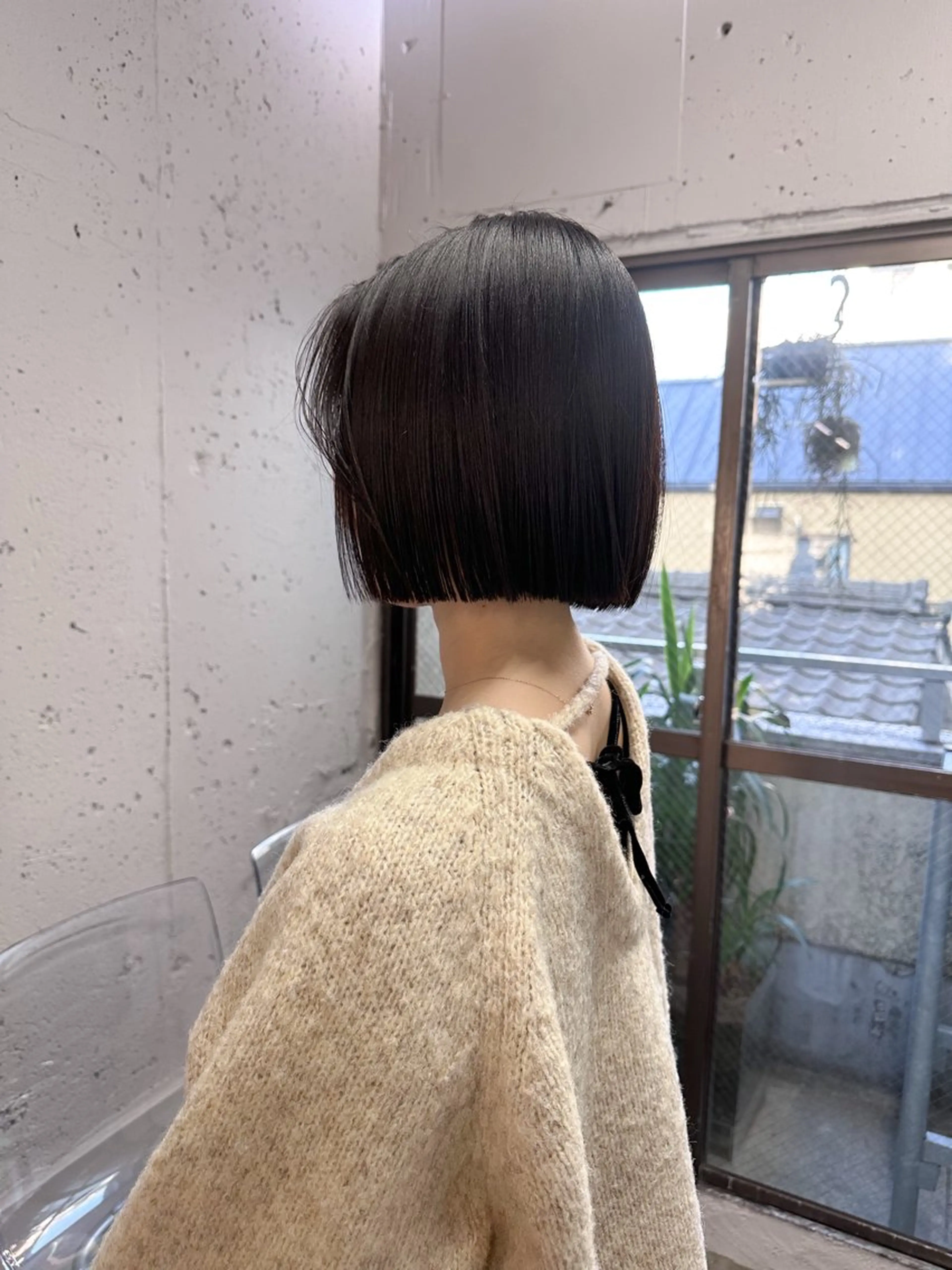 ショート ボブ ボブ/顔周りレイヤー 似合わせcut🪽のヘアスタイル