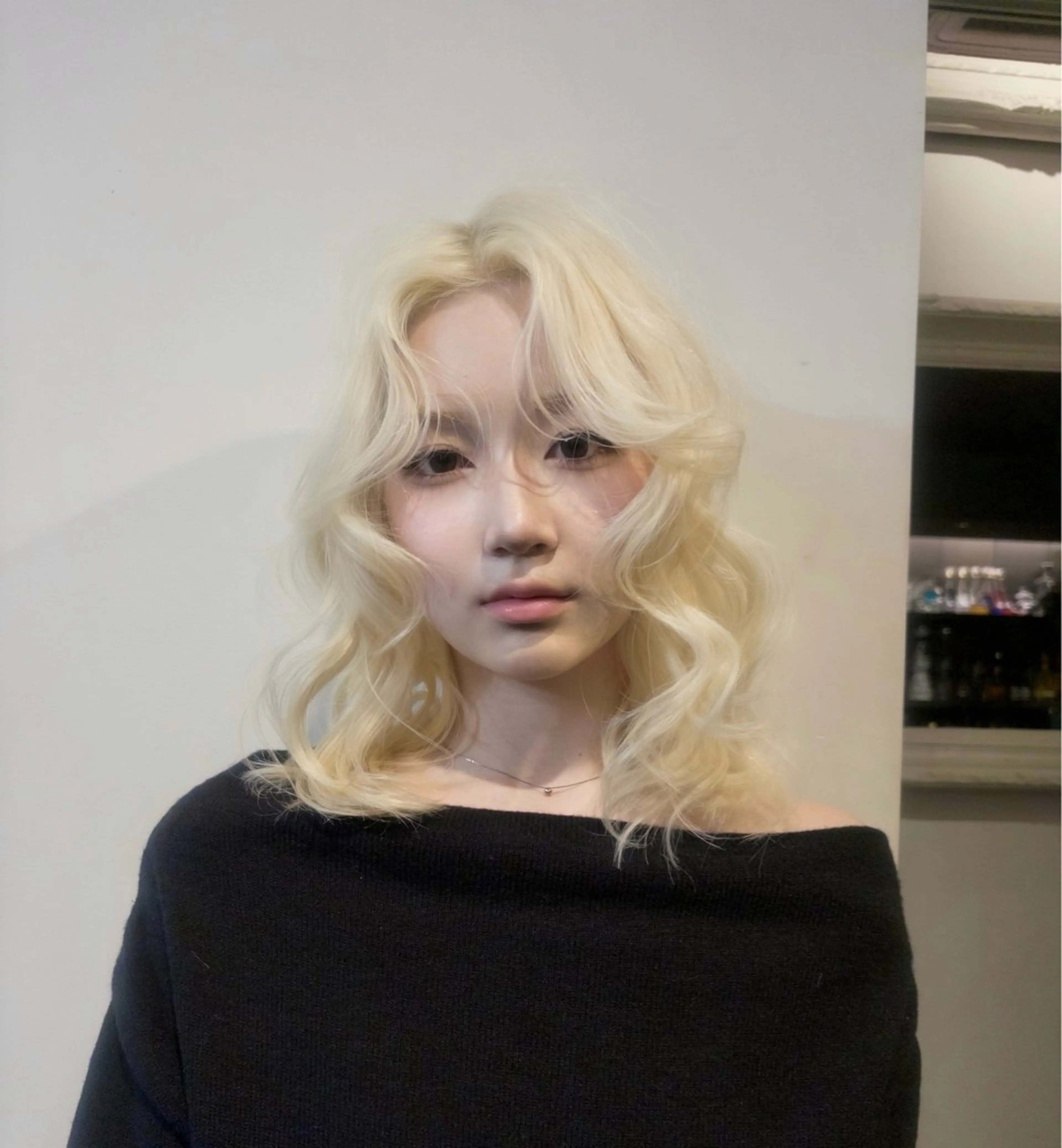 ミディアム フェミニン/ 透明感カラー/ナツミのヘアスタイル