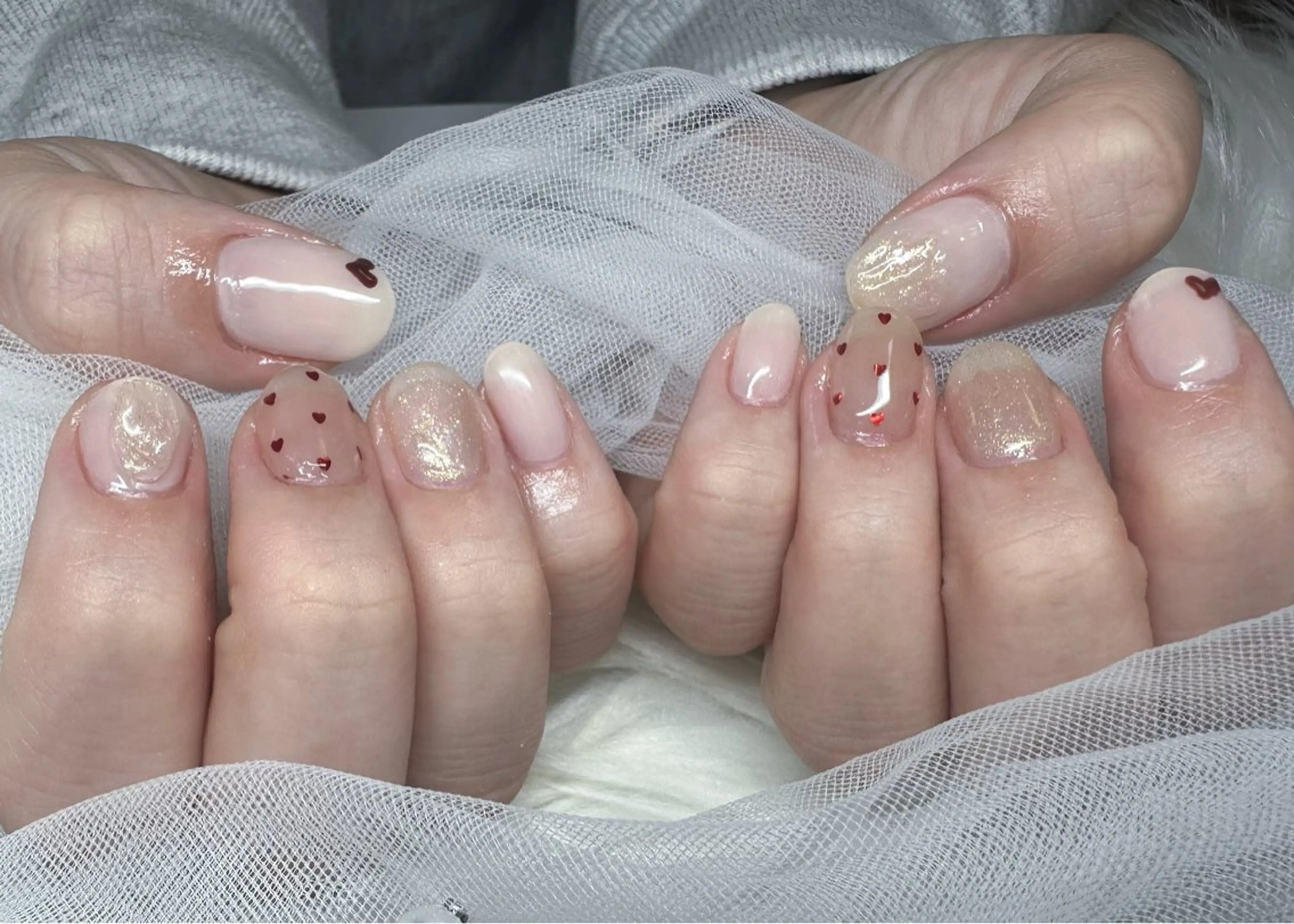 ネイル 持ち込み ハンドネイル Rave所属・touma Rinaのネイルデザイン